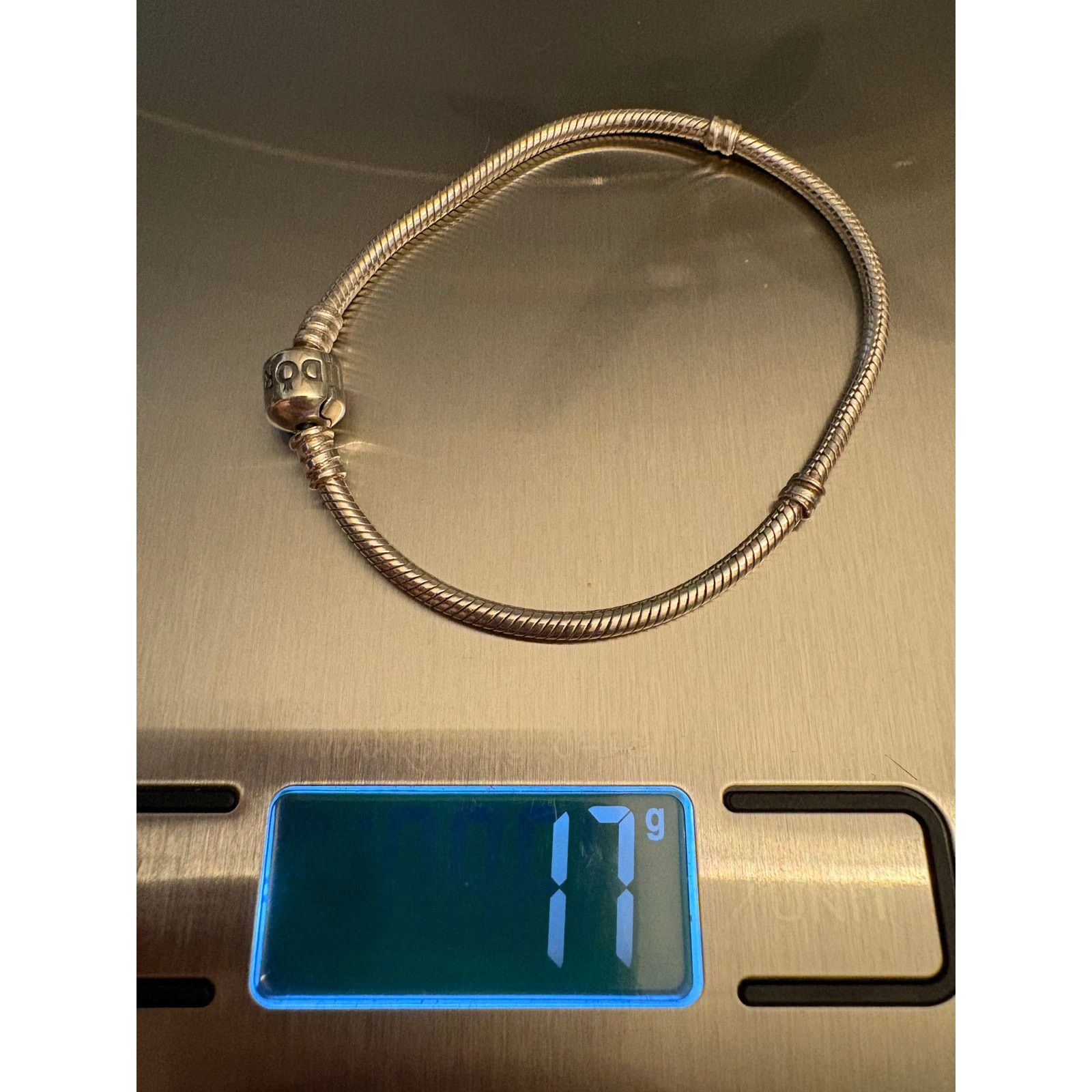 pandora Pandora Sterling Silver Charm Bracelet 925 ALE 7.5” Size ONE SIZE - 1 Thumbnail