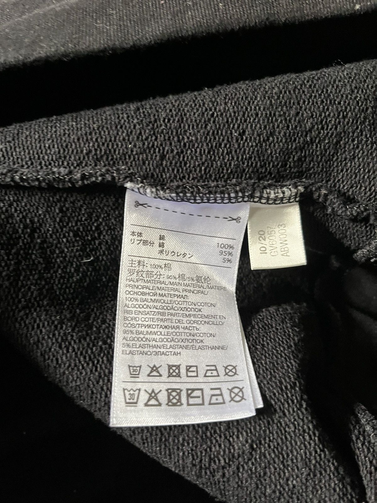 Adidas Y-3 Yohji Yamamoto Adidas black sweatshirt big logo Size US M / EU 48-50 / 2 - 6 Thumbnail