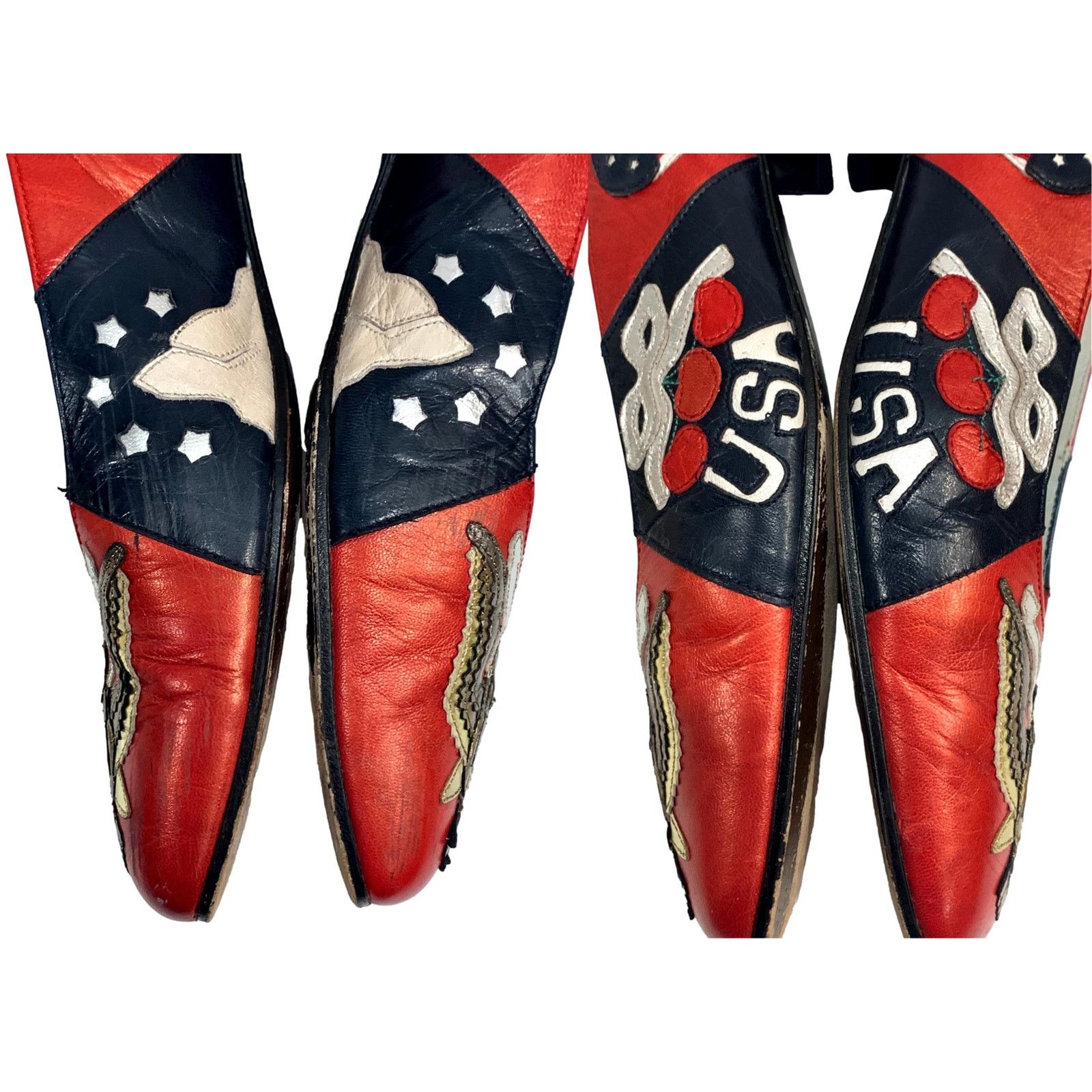 Genuine Leather × Vintage Vintage Margaret Jerrold USA Theme Shoes | 7.5 M Size US 7.5 / IT 37.5 - 8 Thumbnail