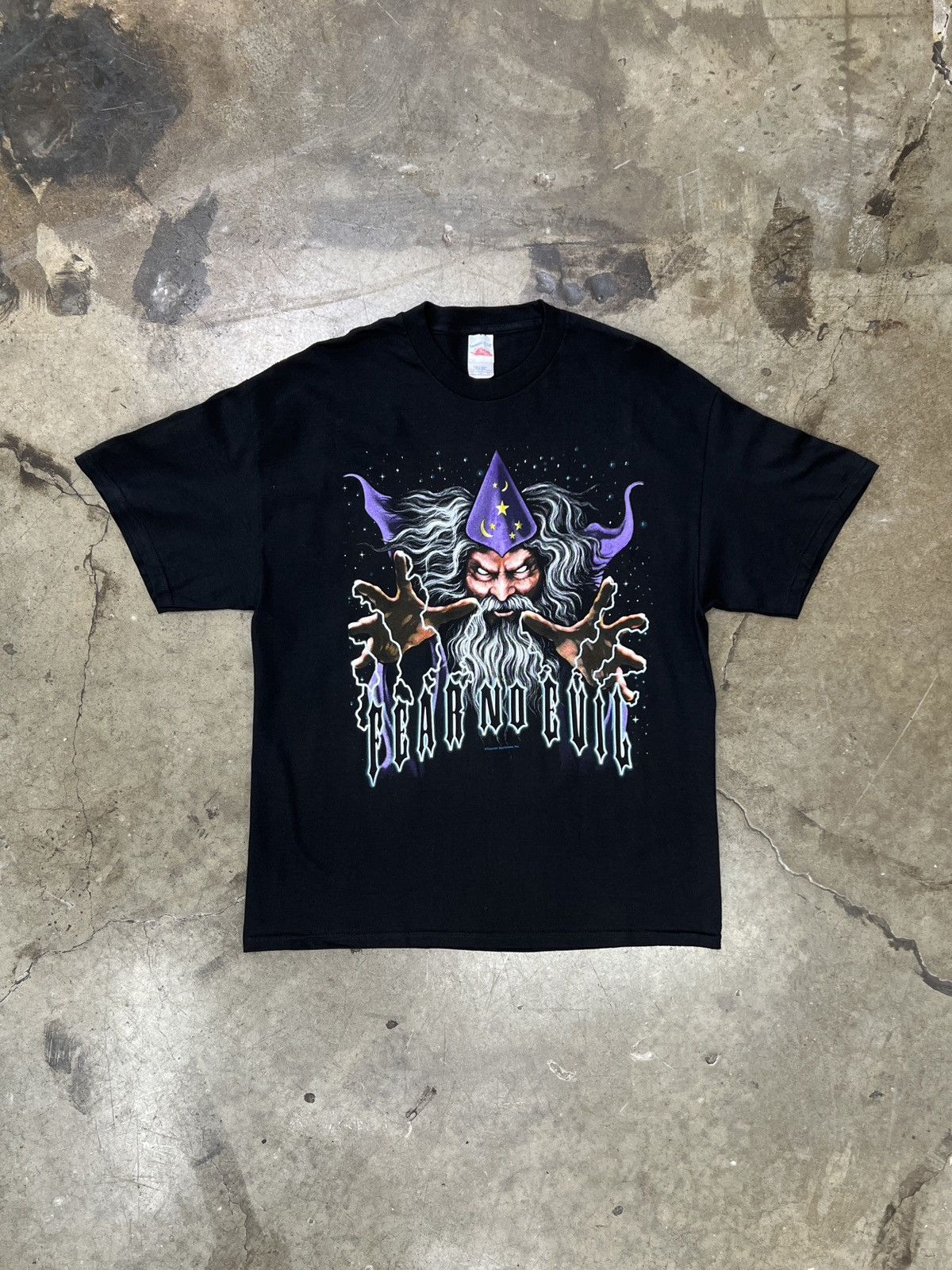 Vintage Vintage Wizard Fear No Evil Tennessee River Tee Large Size US XL / EU 56 / 4 - 2 Thumbnail