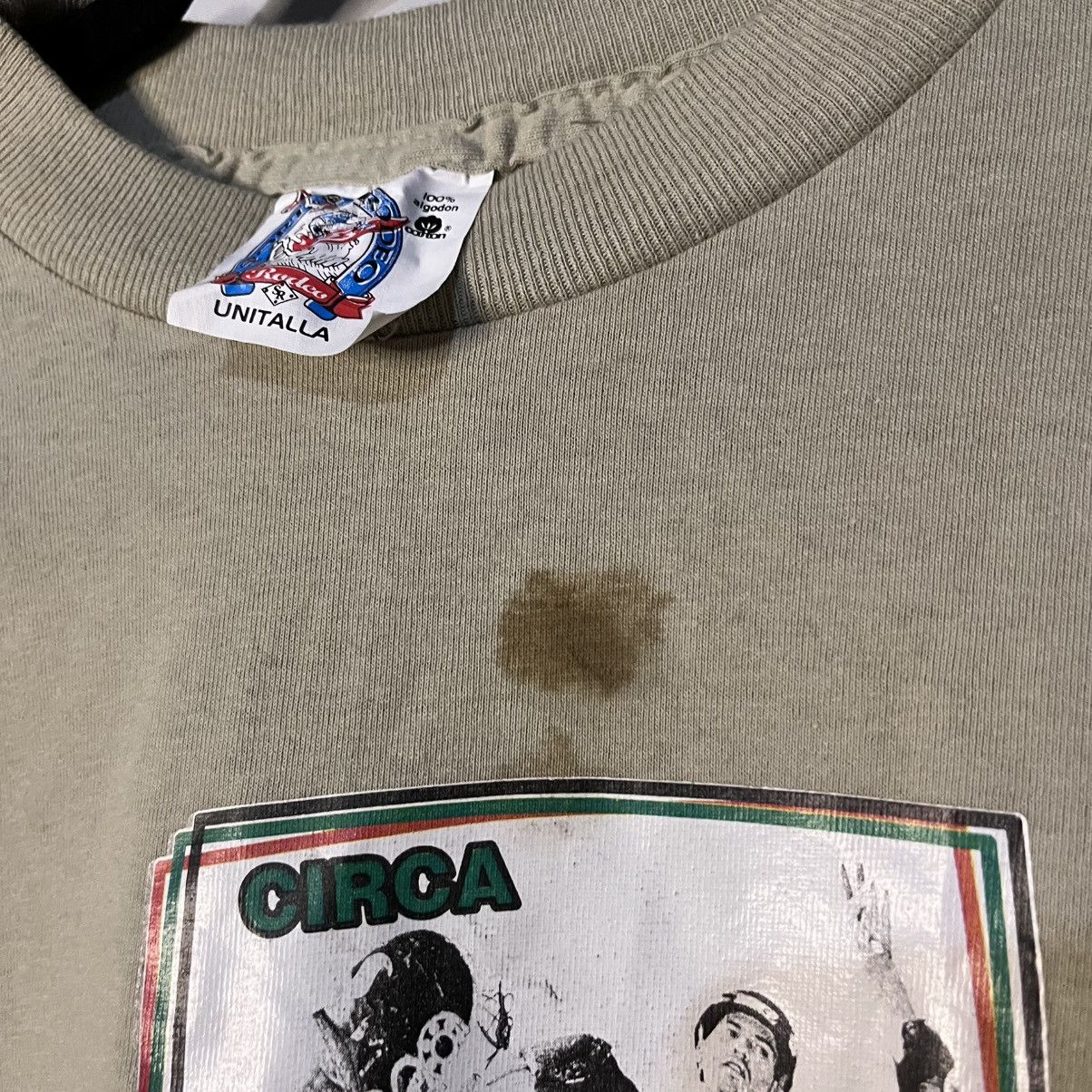 Vintage Vintage 90s Circa skate tee Size US XL / EU 56 / 4 - 4 Thumbnail