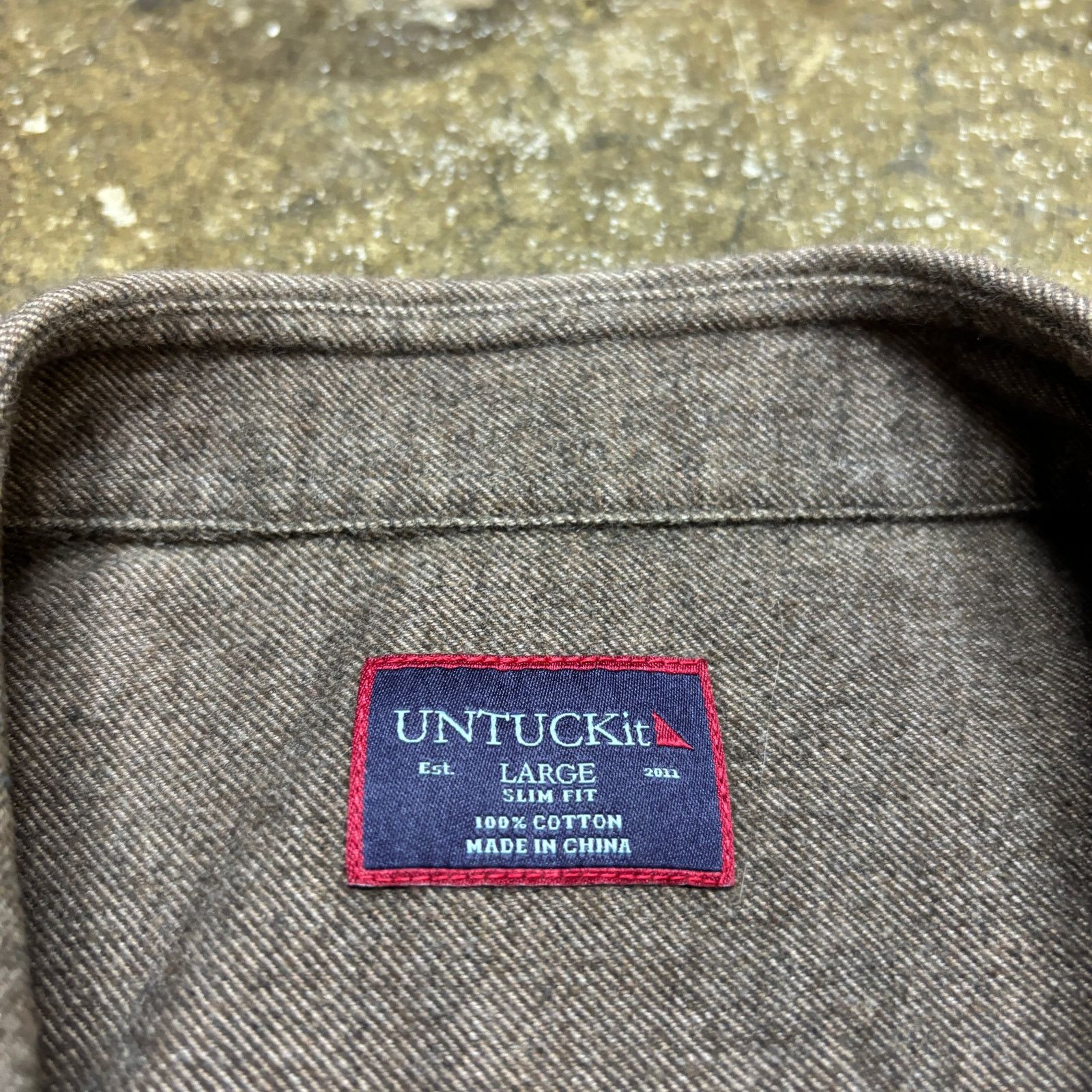 UNTUCKit Untuckit Slim Fit Button Up Shirt Men's Large Minimalist Size US L / EU 52-54 / 3 - 4 Thumbnail