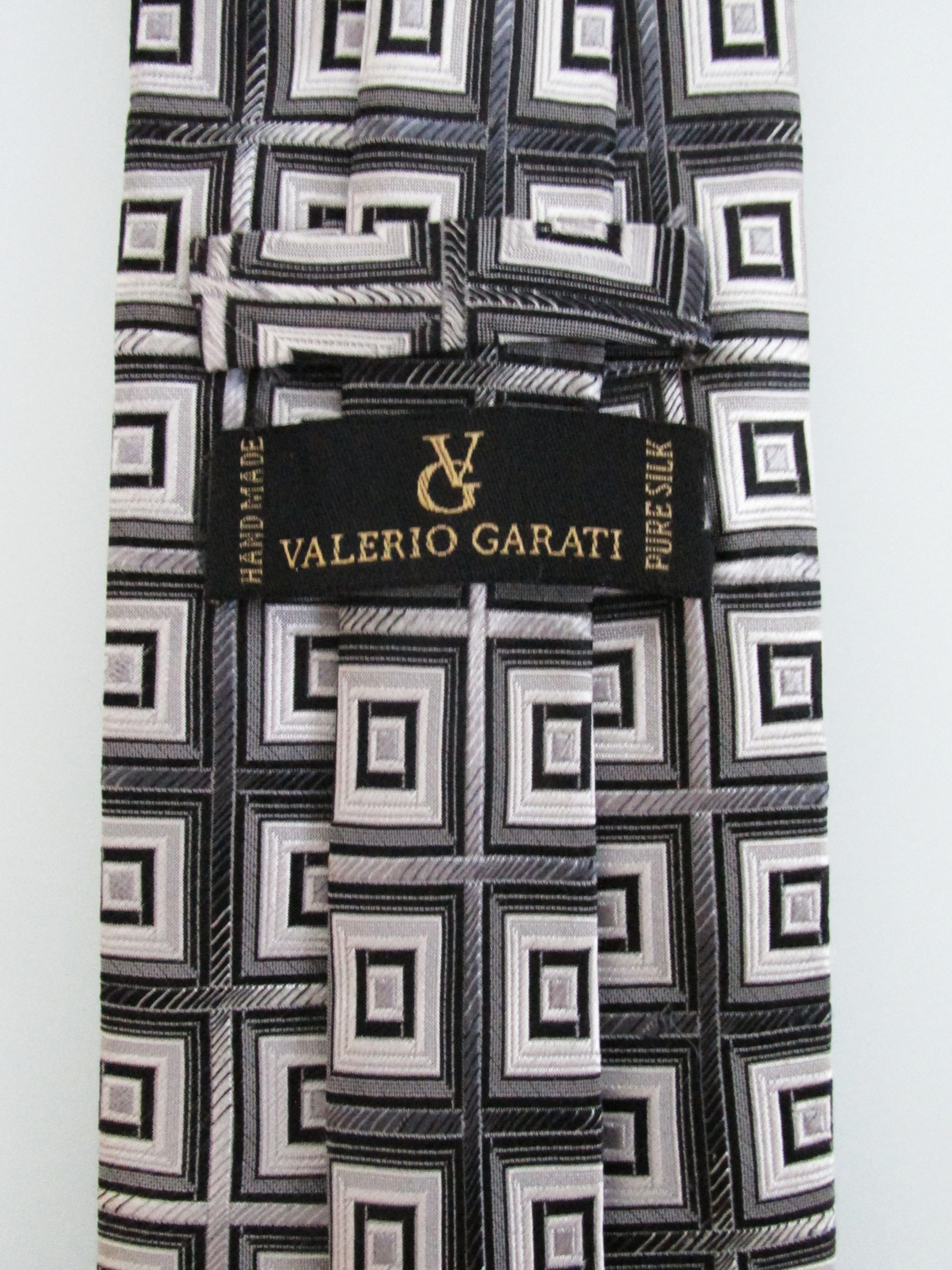 Other Valeria Garati Men's Silk Tie & Pocket Square Set Size ONE SIZE - 5 Thumbnail