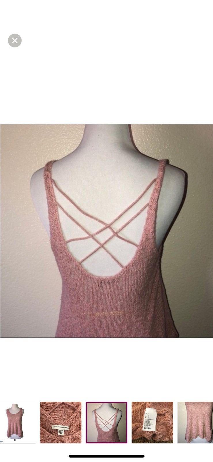 American Eagle Outfitters American eagle outfitters small knit tank top Size S / US 4 / IT 40 - 3 Thumbnail