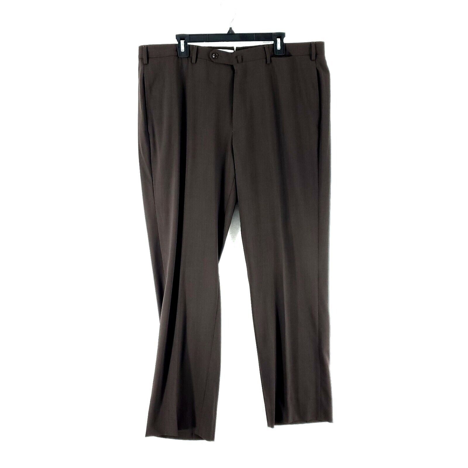 Incotex Incotex Verenzia 1951 Super 120s Wool Pleated Brown Mid Ris Size 42R - 1 Thumbnail