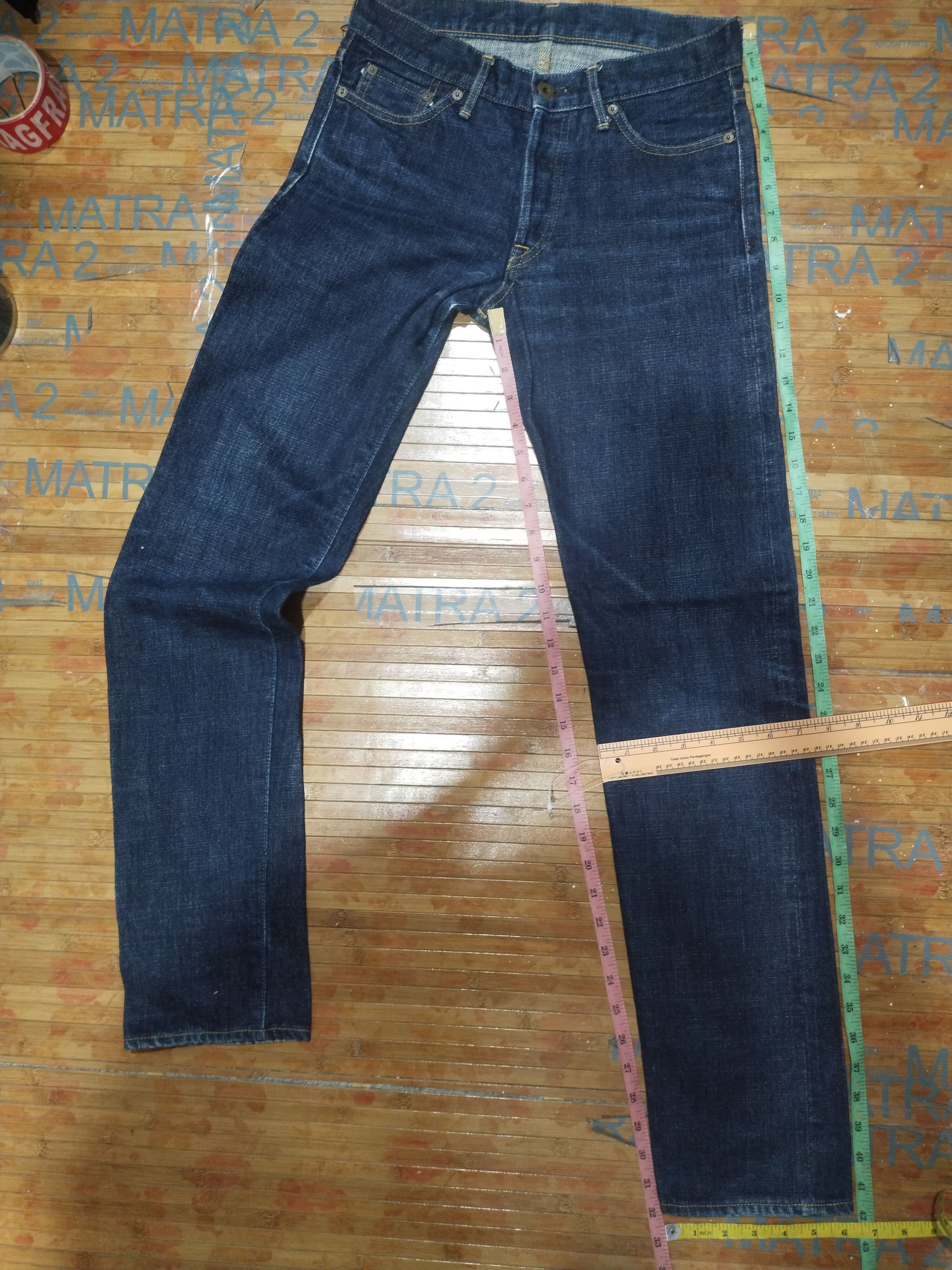 Japan Blue Jeans × Japanese Brand × Vintage Vintage Japan Blue Jeans Size US 28 / EU 44 - 3 Thumbnail