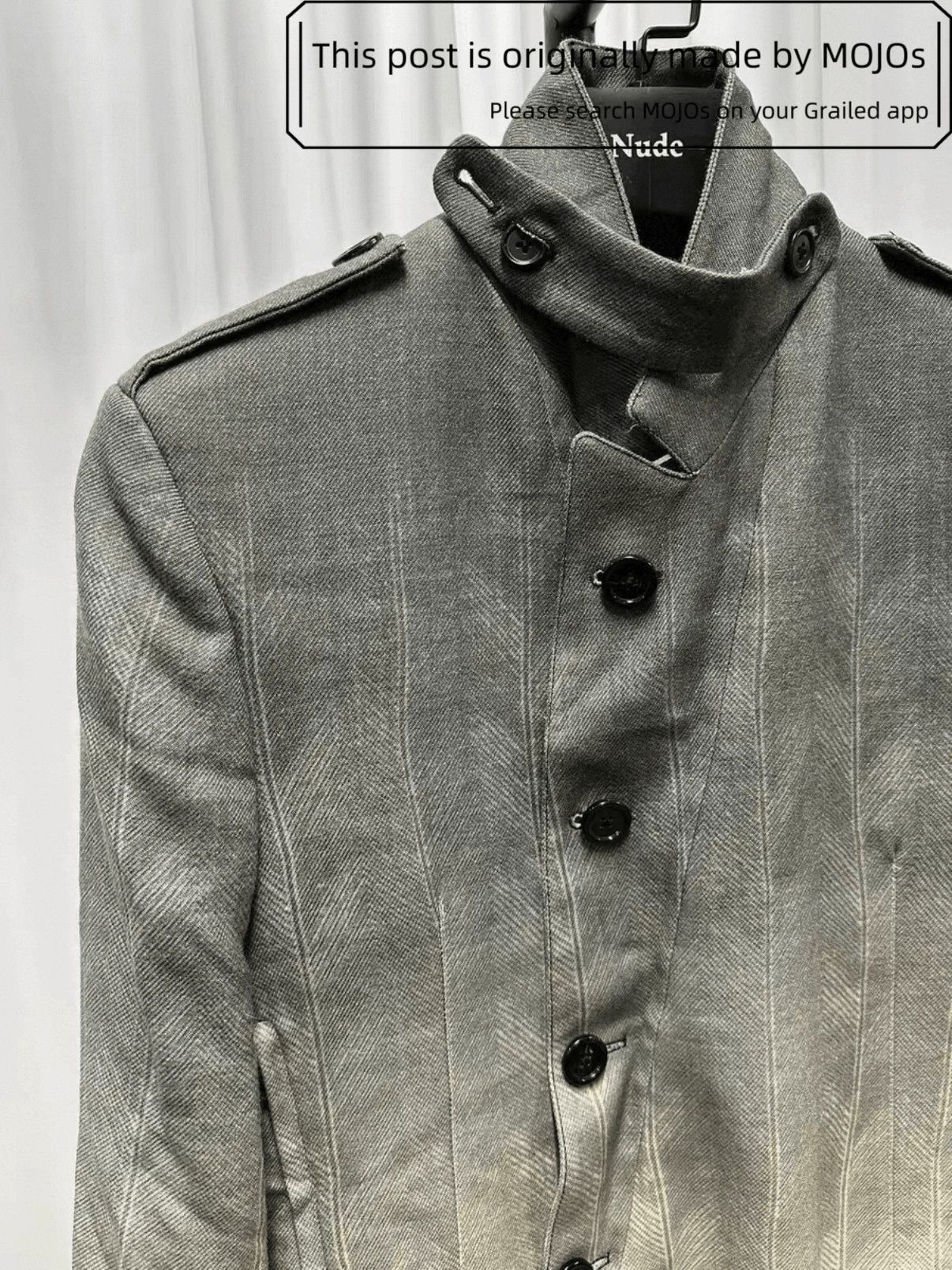 Ann Demeulemeester Sz XS Ann Demeulemeester Runway Fading Dye Jacket mojos13 Size US XS / EU 42 / 0 - 2 Thumbnail