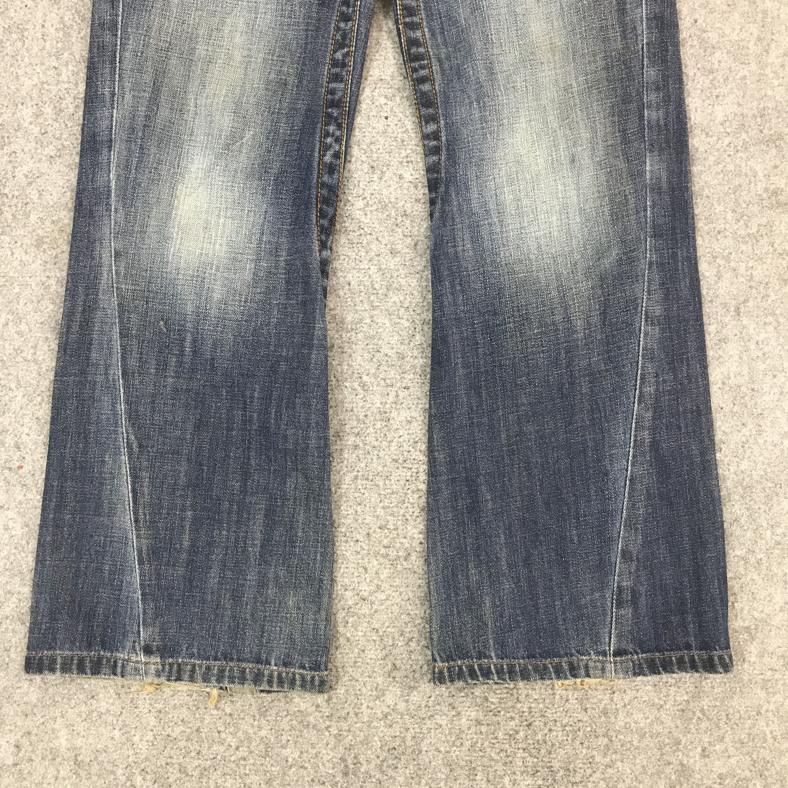 JUN MEN FLARE JUN MEN JAAPAN BOOTCUT DENIM JEANS PANTS Size US 30 / EU 46 - 4 Thumbnail