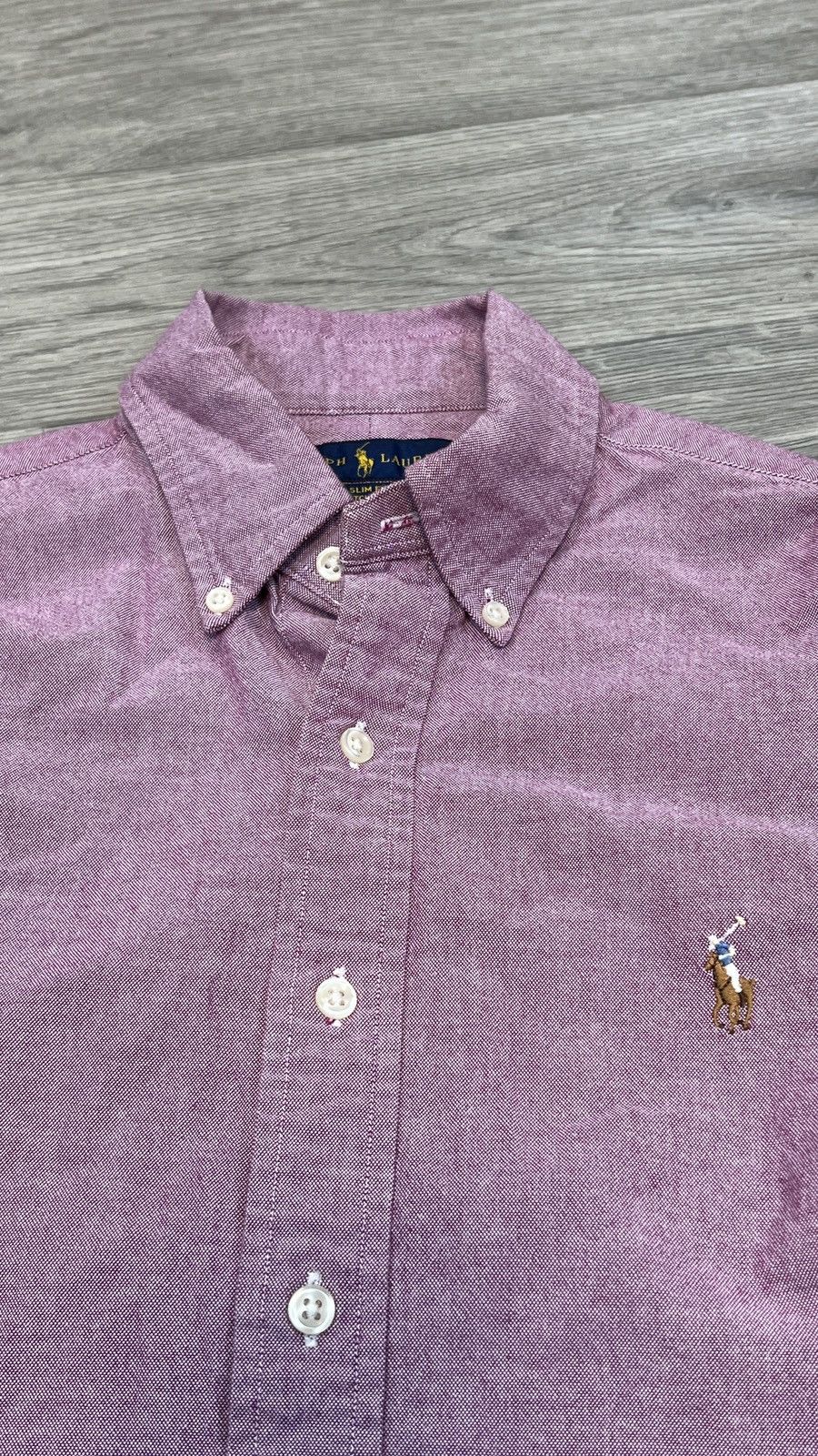 Polo Ralph Lauren Polo Ralph Lauren Vintage Pink Oxford Button Down slim Shirt Size US S / EU 44-46 / 1 - 4 Thumbnail