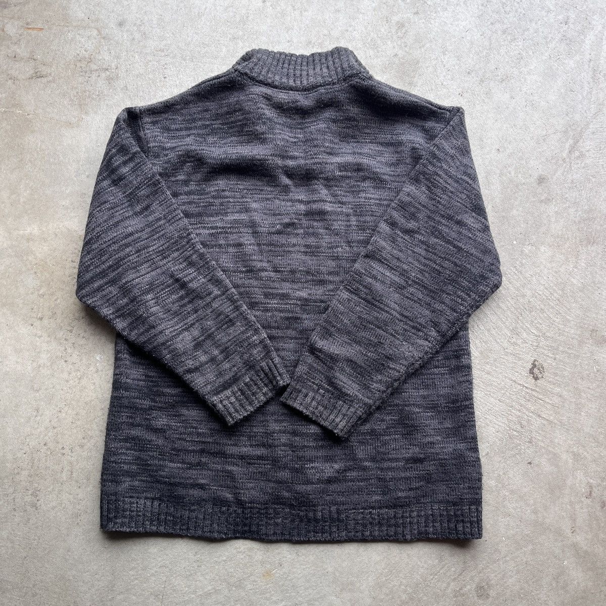 Southpole Vintage Y2K Southpole Knit Gray Quarter-Zip Size US XL / EU 56 / 4 - 3 Thumbnail