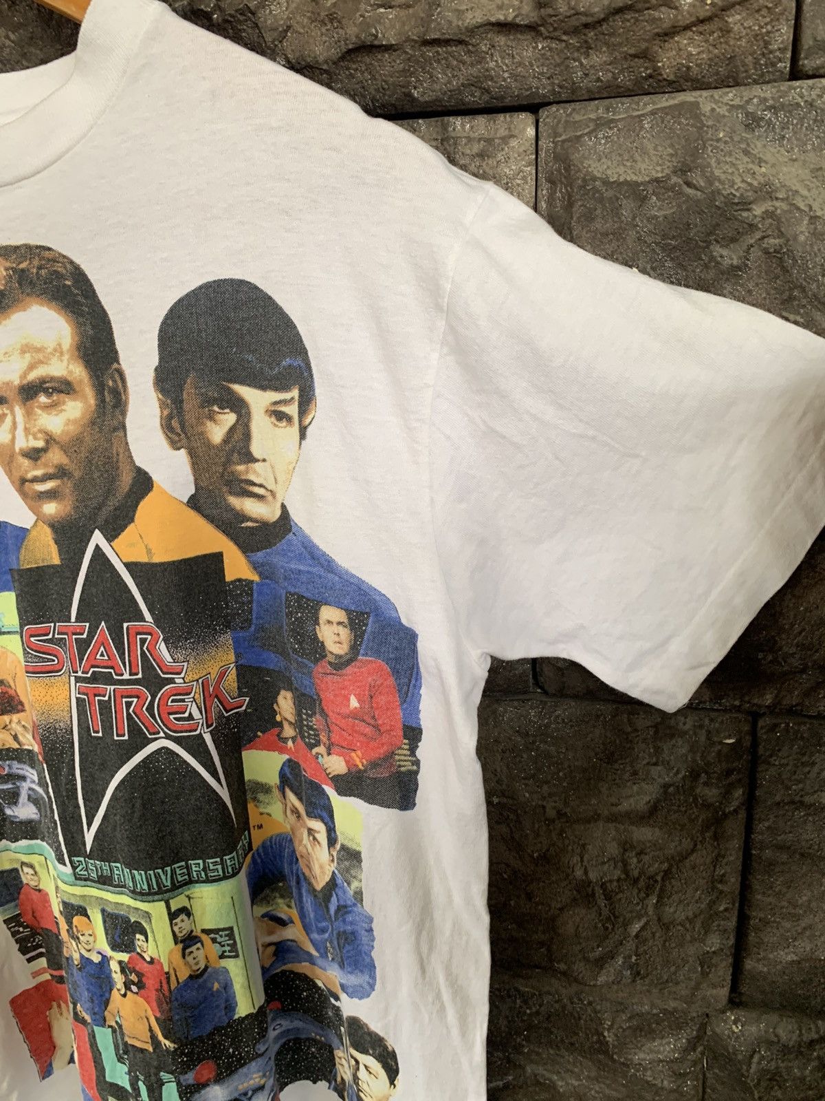 Vintage Vintage 90s Star Trek Paramount Pictures Movie T shirt Size US M / EU 48-50 / 2 - 4 Thumbnail