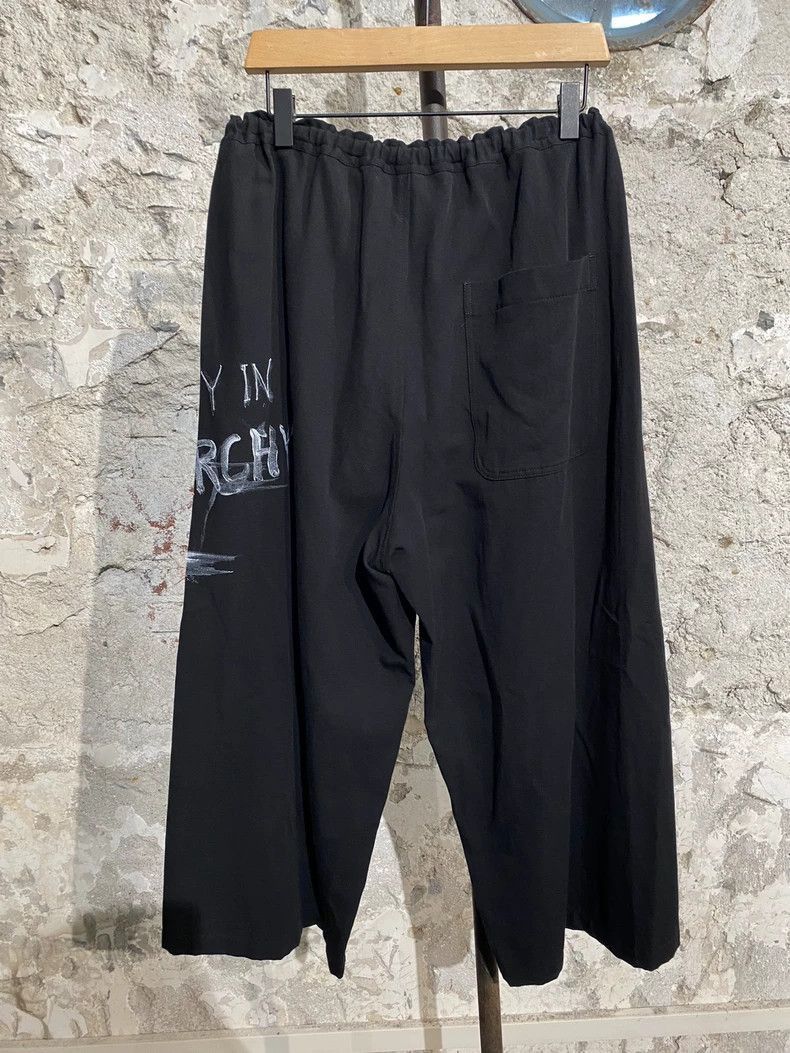 Yohji Yamamoto Yohji Yamamoto Y's printed black slacks-2505 Size US 30 / EU 46 - 2 Thumbnail