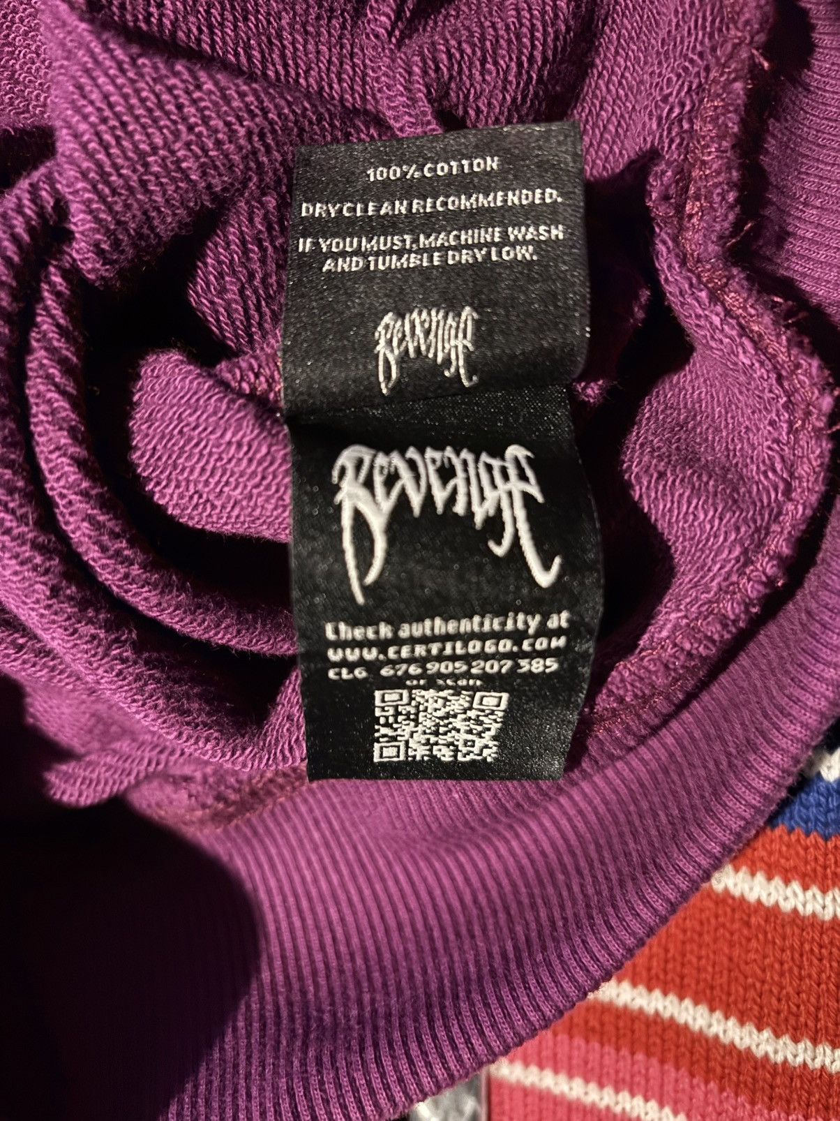 Revenge X Mugshot Purple Hood Size US L / EU 52-54 / 3 - 5 Thumbnail