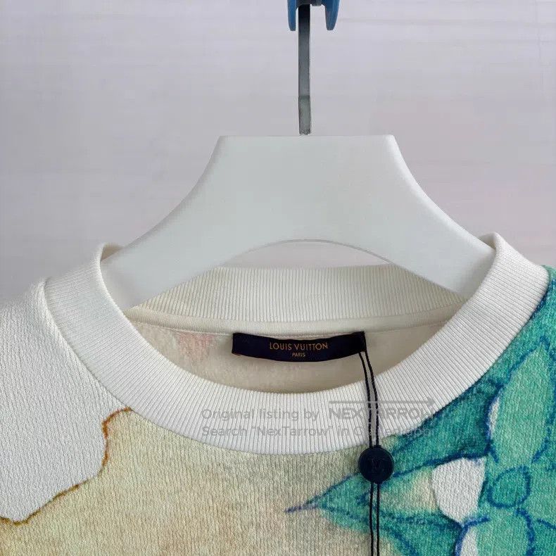Louis Vuitton Louis Vuitton Ink and wash three-flower sweatshirt Size US L / EU 52-54 / 3 - 3 Thumbnail