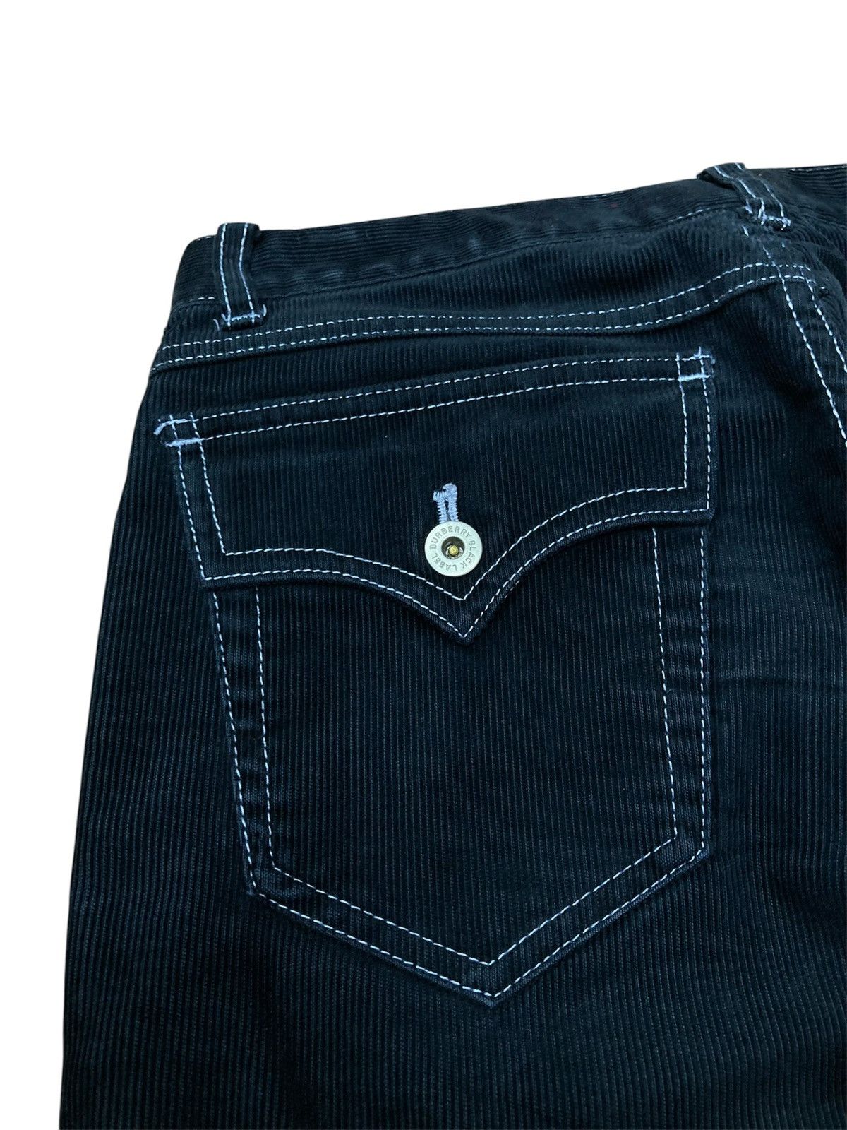Burberry Vintage Burberry Black Label Contrast Stitch Corduroy Pants Size US 28 / EU 44 - 10 Thumbnail