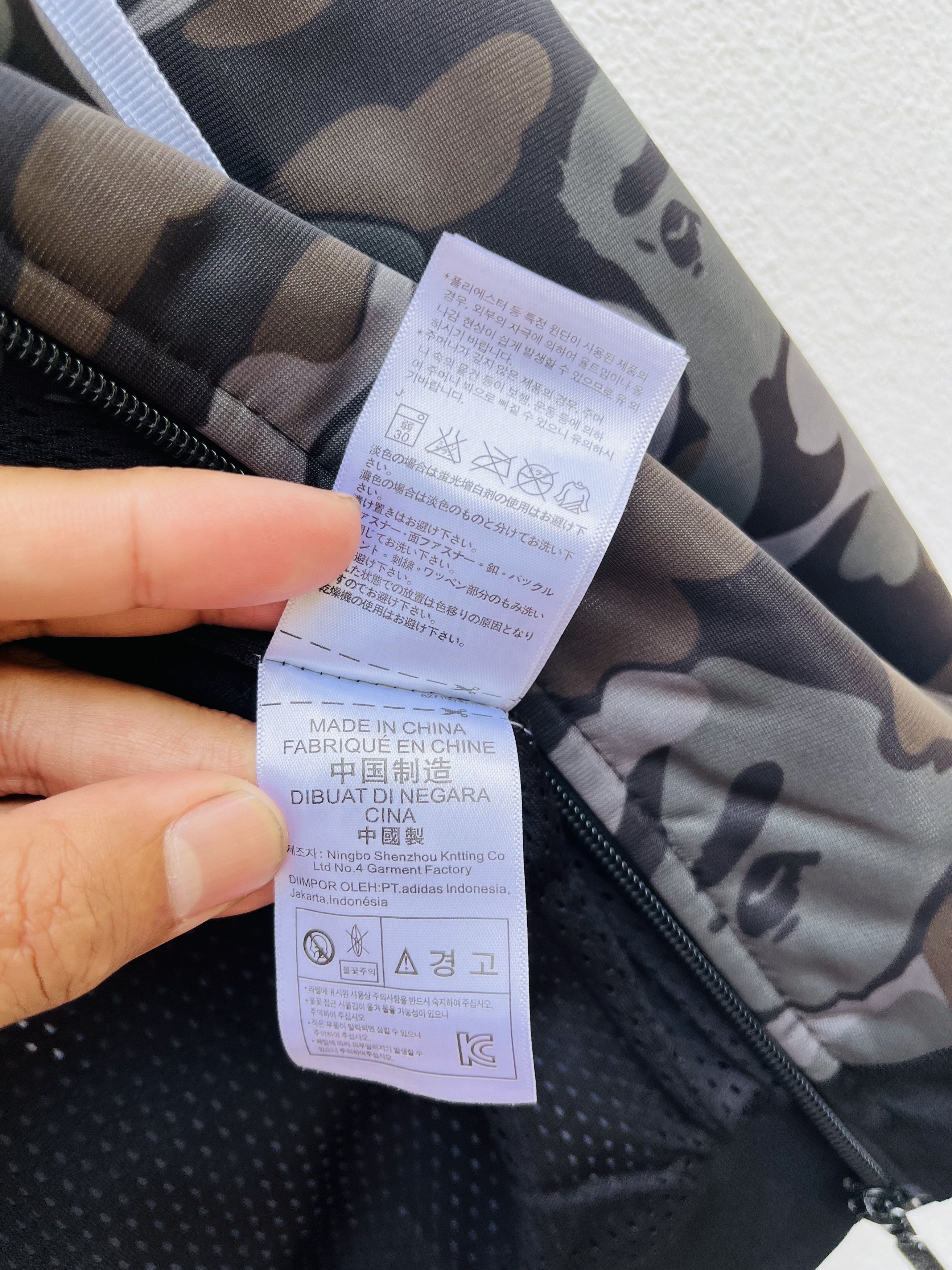 Adidas × Japanese Brand Vintage Adidas Bape Colabration Designed Fashion Style Size US M / EU 48-50 / 2 - 19 Thumbnail