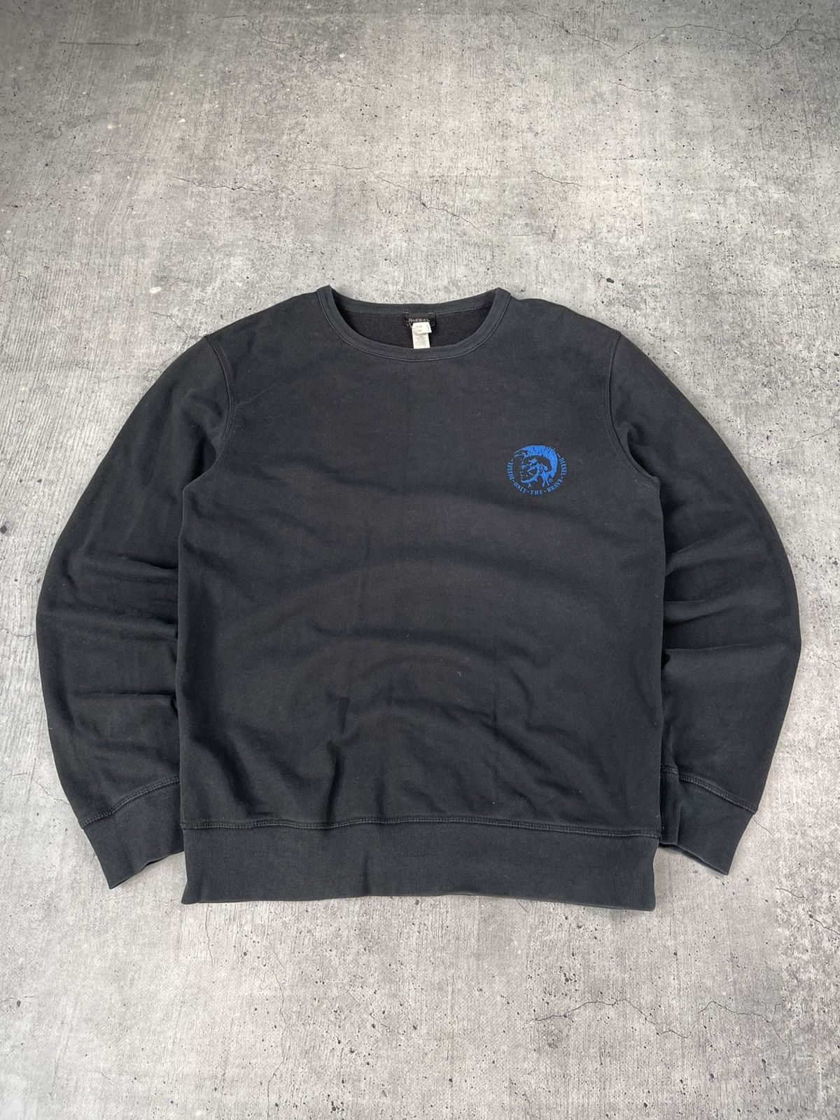 Diesel Y2K Vintage Diesel Sweatshirt Big Logo Pullover Size US L / EU 52-54 / 3 - 1 Thumbnail