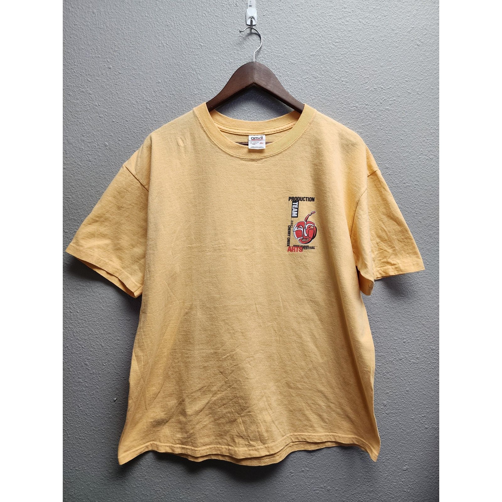 Anvil Vintage Cherry Creek Arts Festival Shirt 2001 Tee XL Yellow Size US XL / EU 56 / 4 - 1 Thumbnail