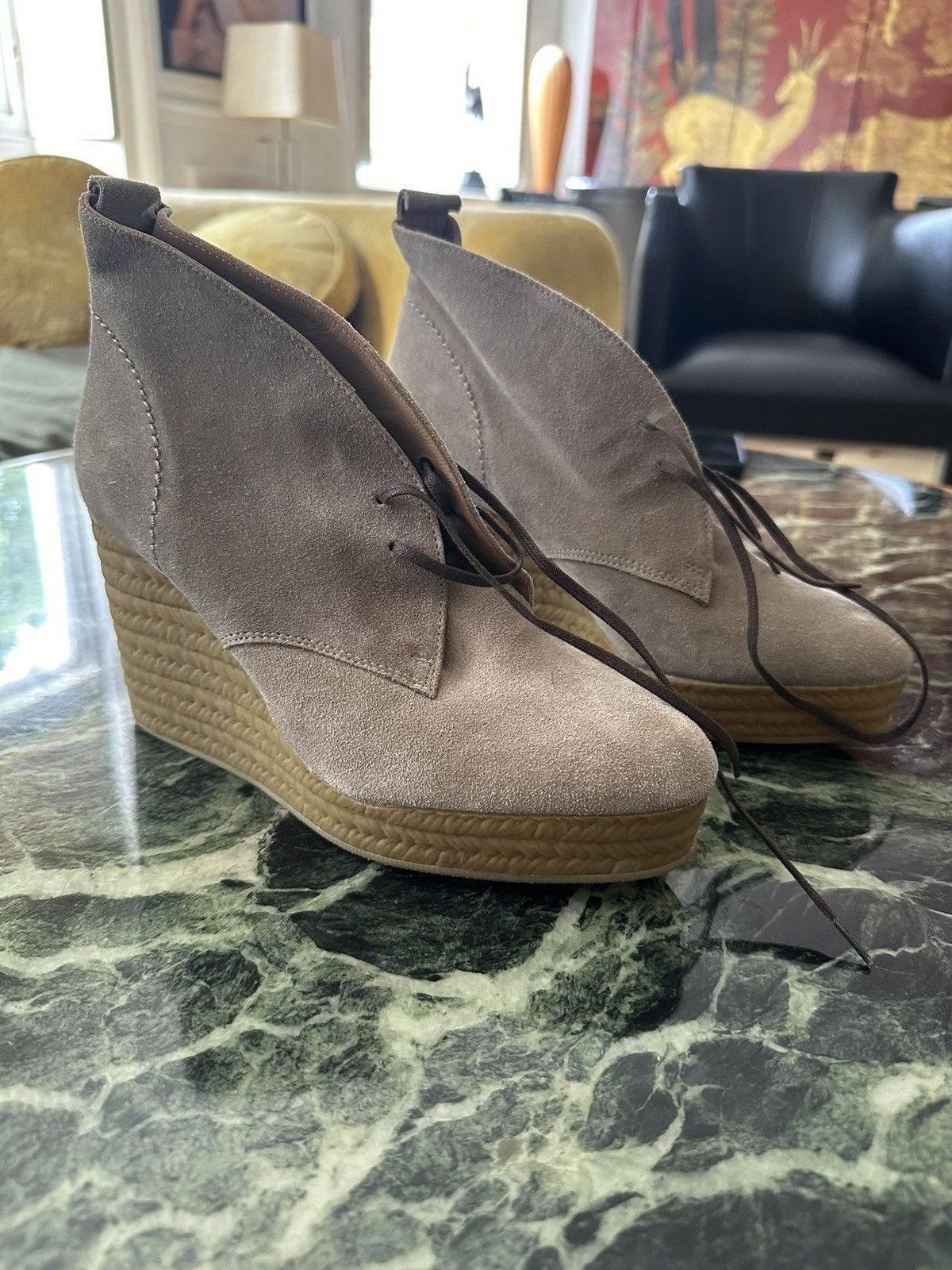 Chloe Suede Boots Chloe Size US 7.5 / IT 37.5 - 2 Thumbnail