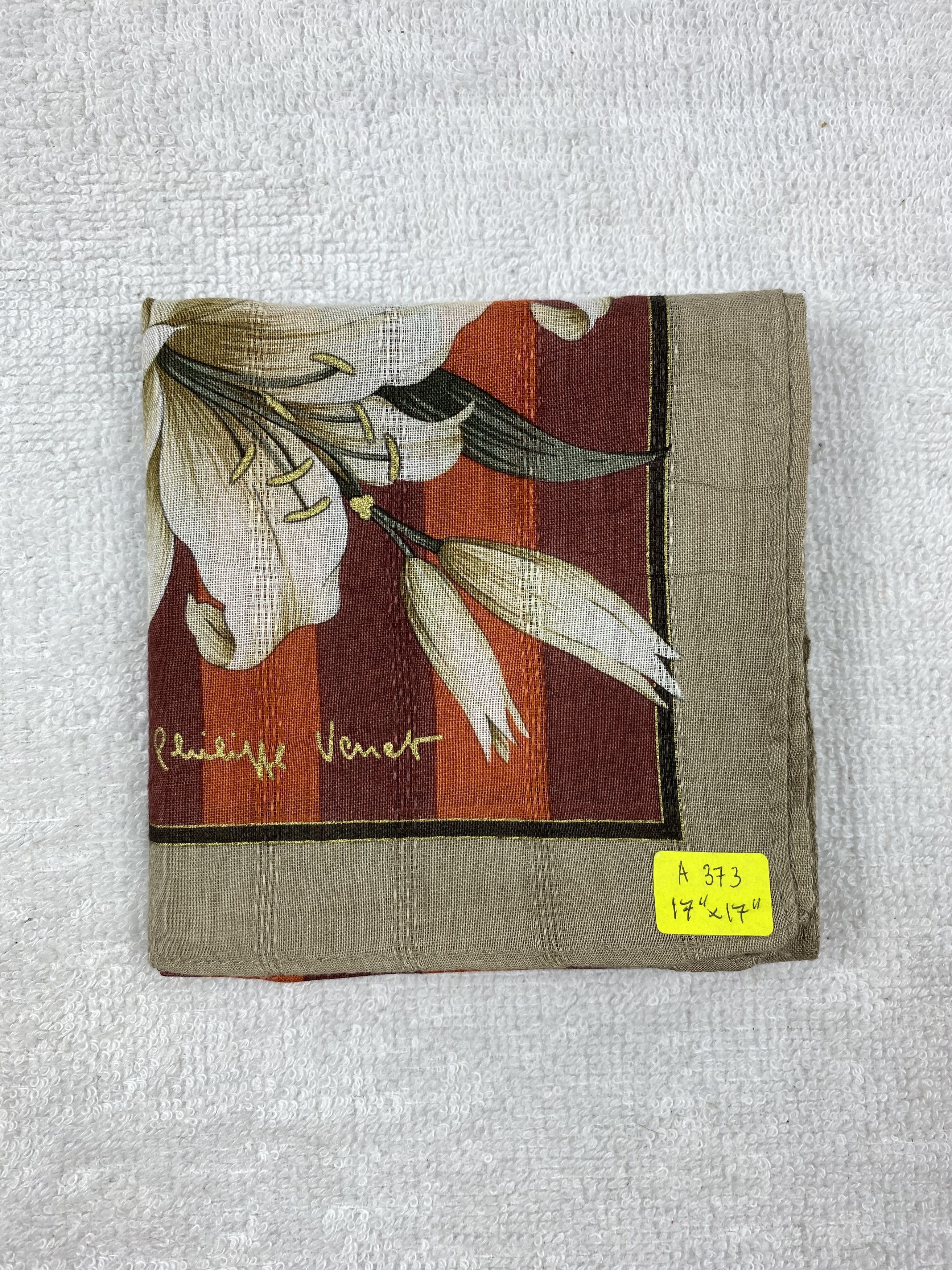 Vintage Philippe Venet Handkerchief / Bandana / Neckerchief Size ONE SIZE - 6 Thumbnail