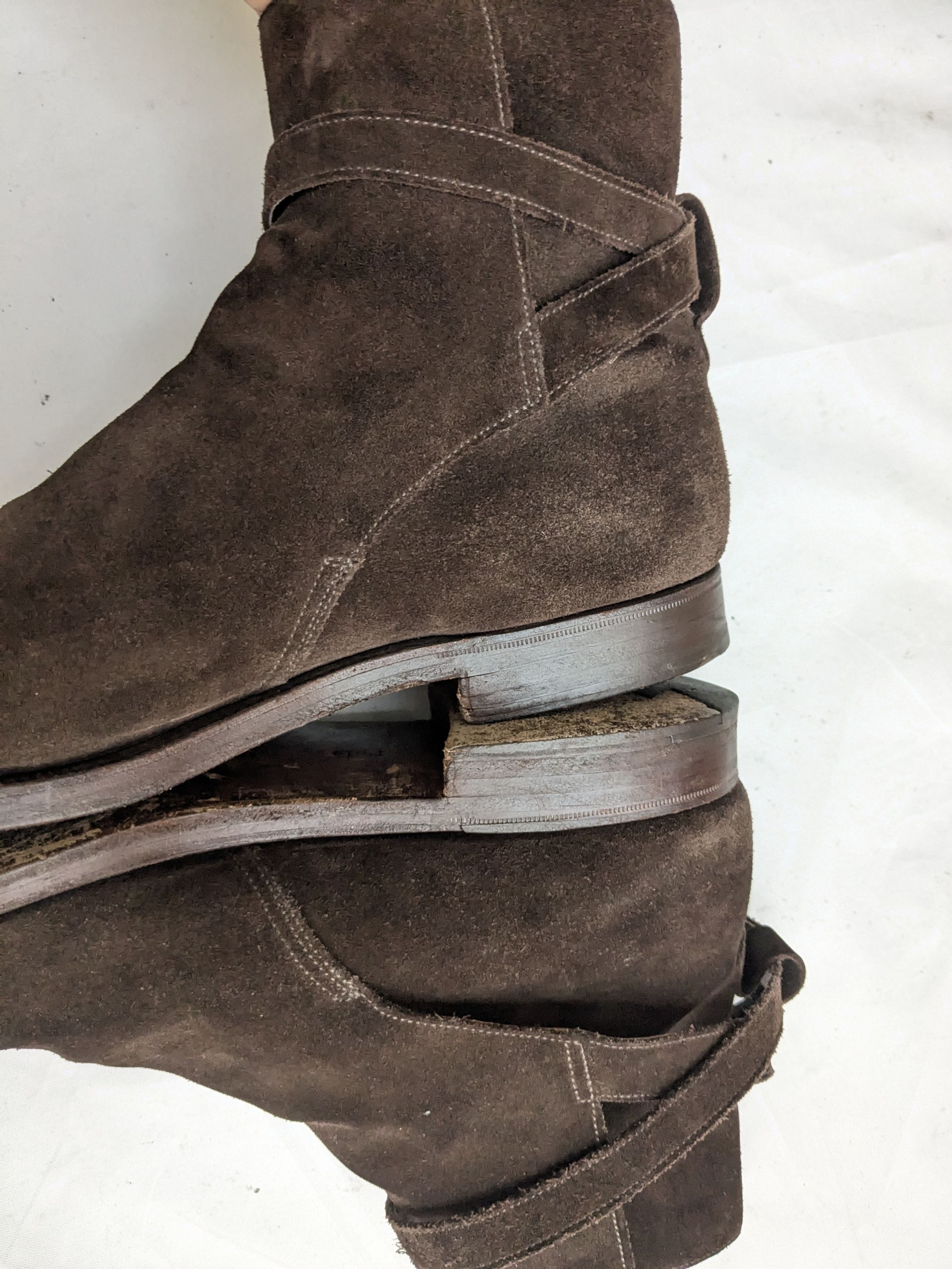 Polo Ralph Lauren Polo Ralph Lauren Jodhpur Boots Brown Suede 11 D Size US 11 / EU 44 - 13 Thumbnail