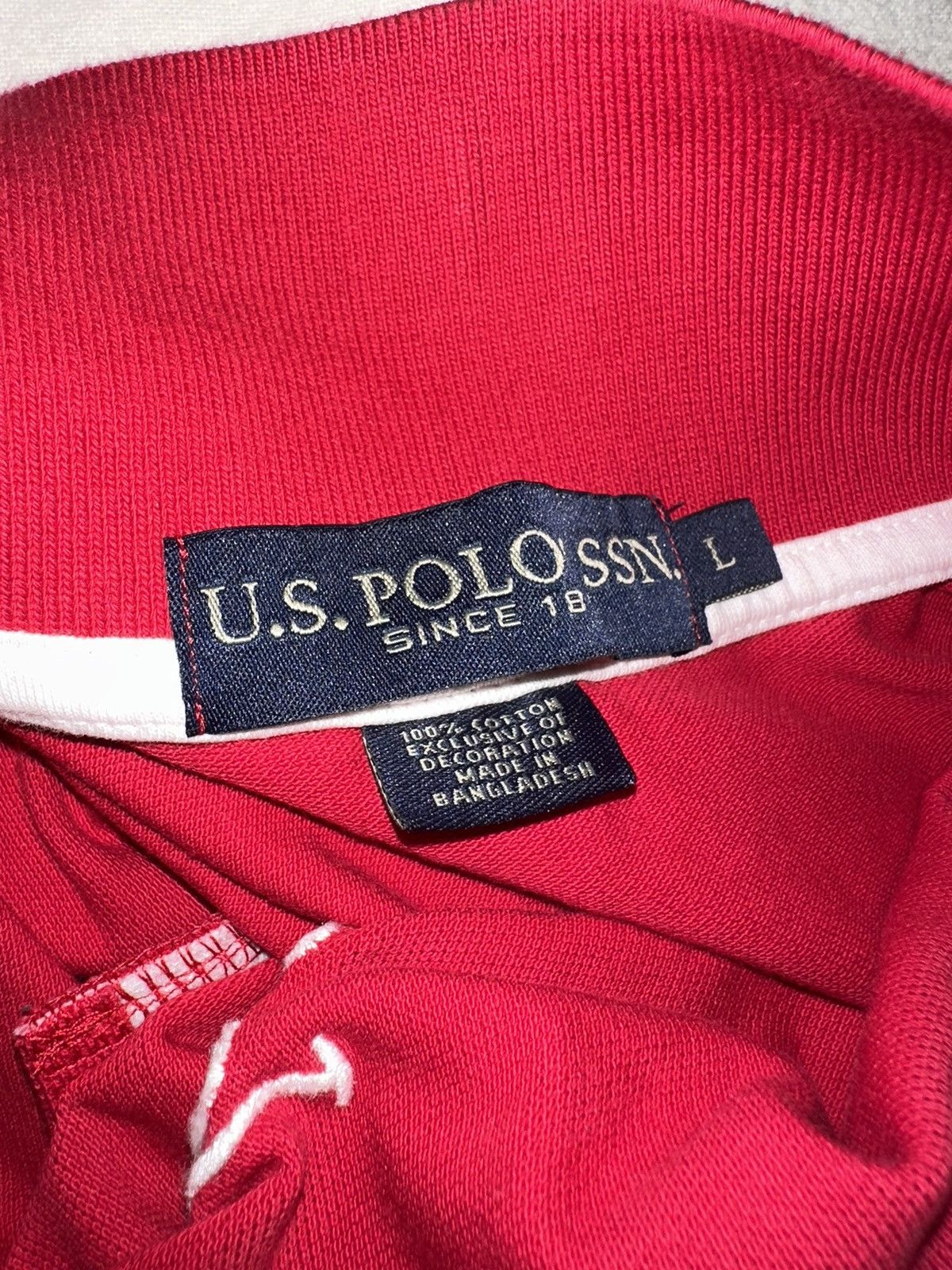 U.S. Polo Assn. U.S Polo Assn. Red Polo shirt Size US L / EU 52-54 / 3 - 4 Thumbnail