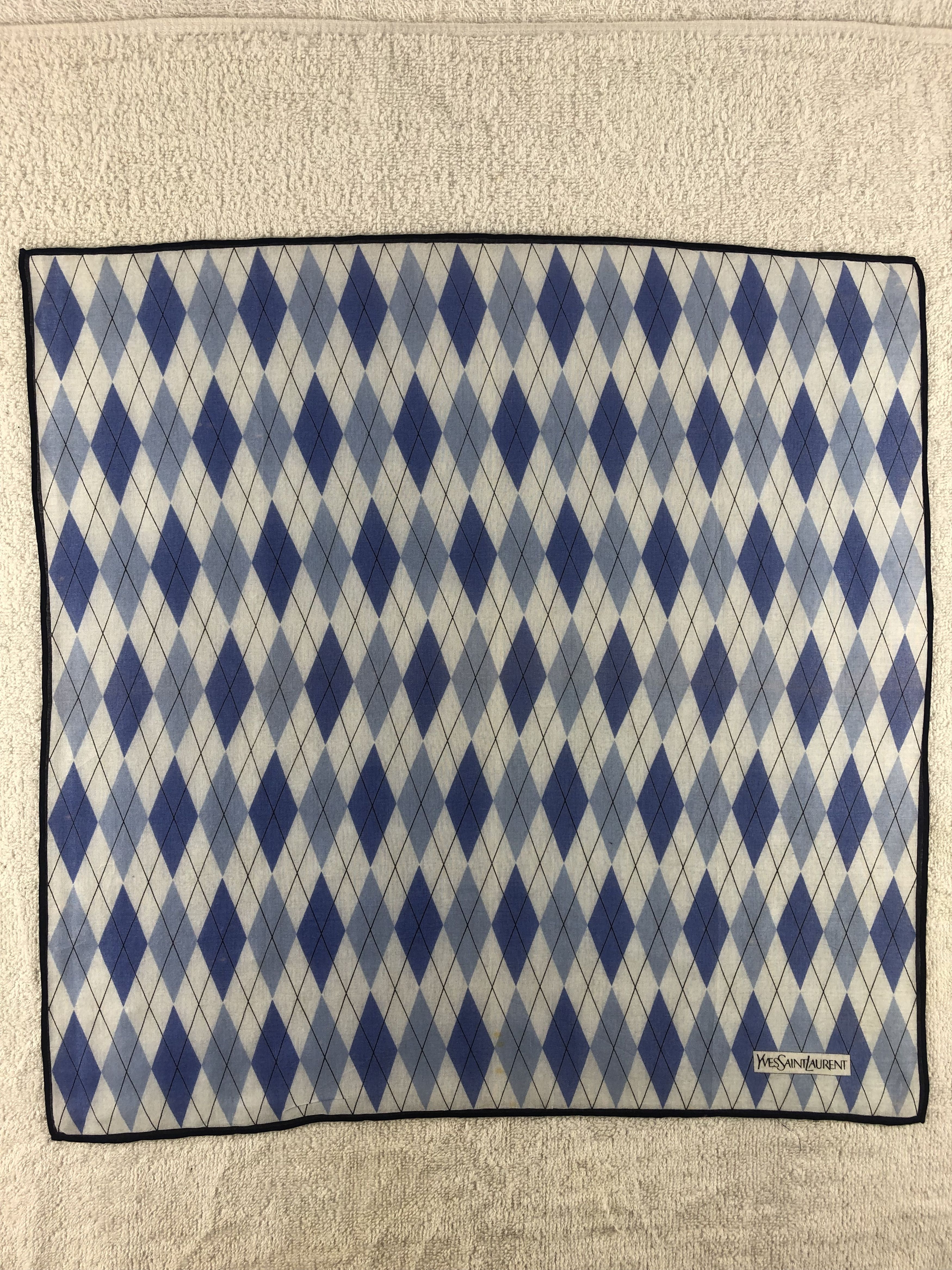 Yves Saint Laurent Yves Saint Laurent Handkerchief / Bandana / Neckerchief Size ONE SIZE - 3 Thumbnail