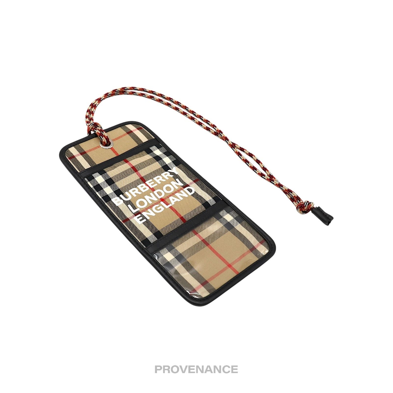Burberry 🔴 Burberry London England Lanyard Wallet - Nova Check Black Size ONE SIZE - 3 Thumbnail