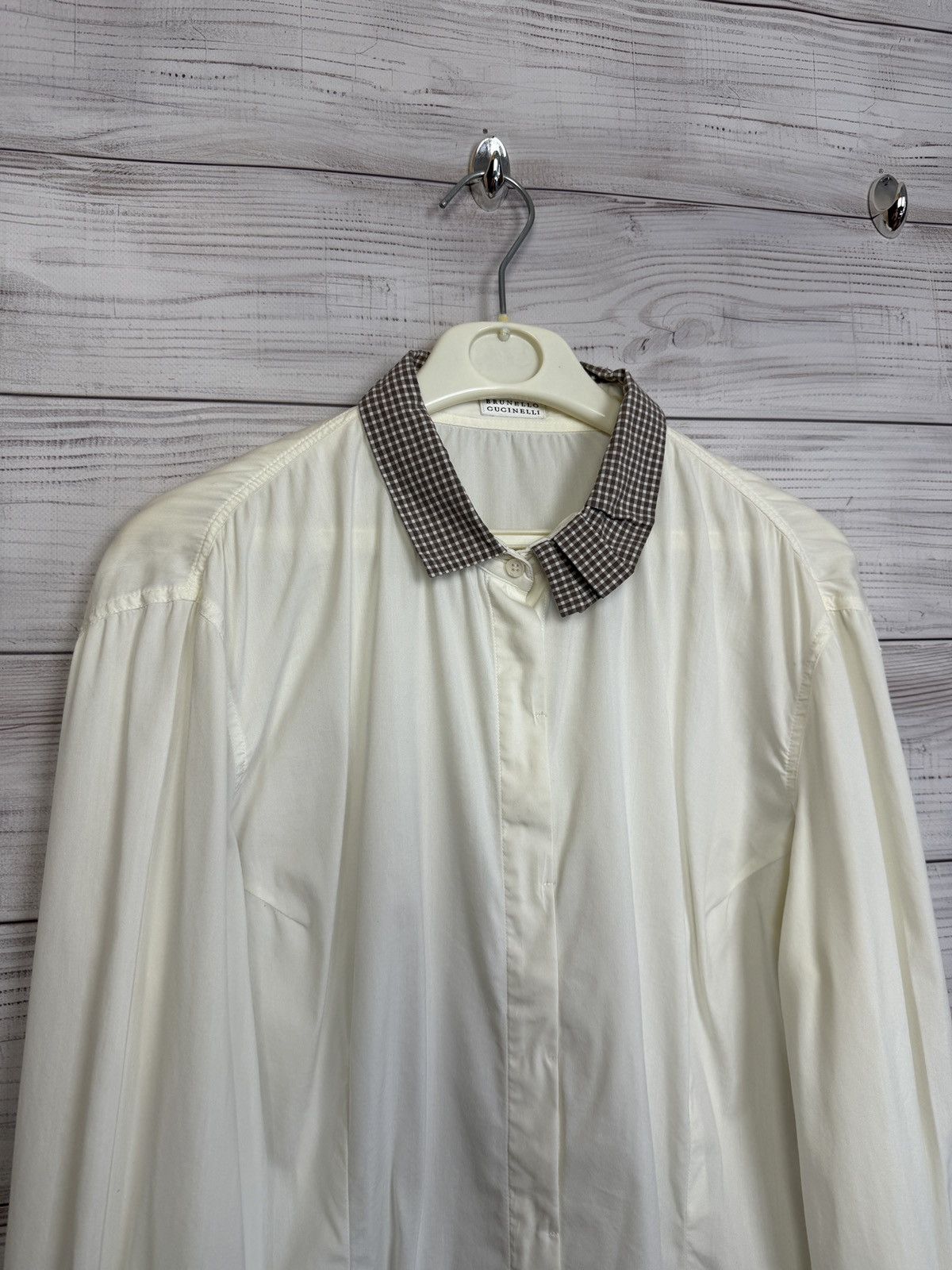 Brunello Cucinelli Brunello Cucinelli Shirt Button Up Made in Italy Size L / US 10 / IT 46 - 2 Thumbnail