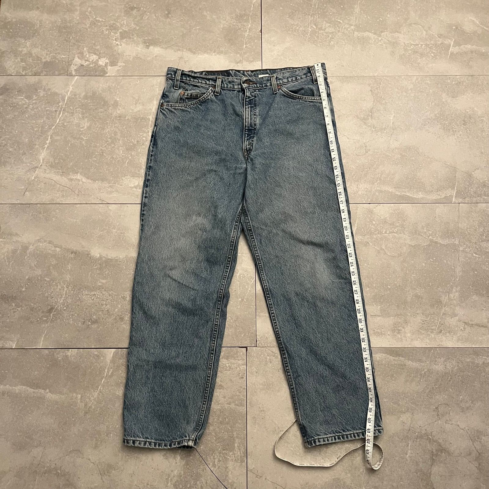 Levi's Vintage Levi's 550 Orange Tab Jeans – W38 L30 Relaxed Fit Size US 38 / EU 54 - 6 Thumbnail