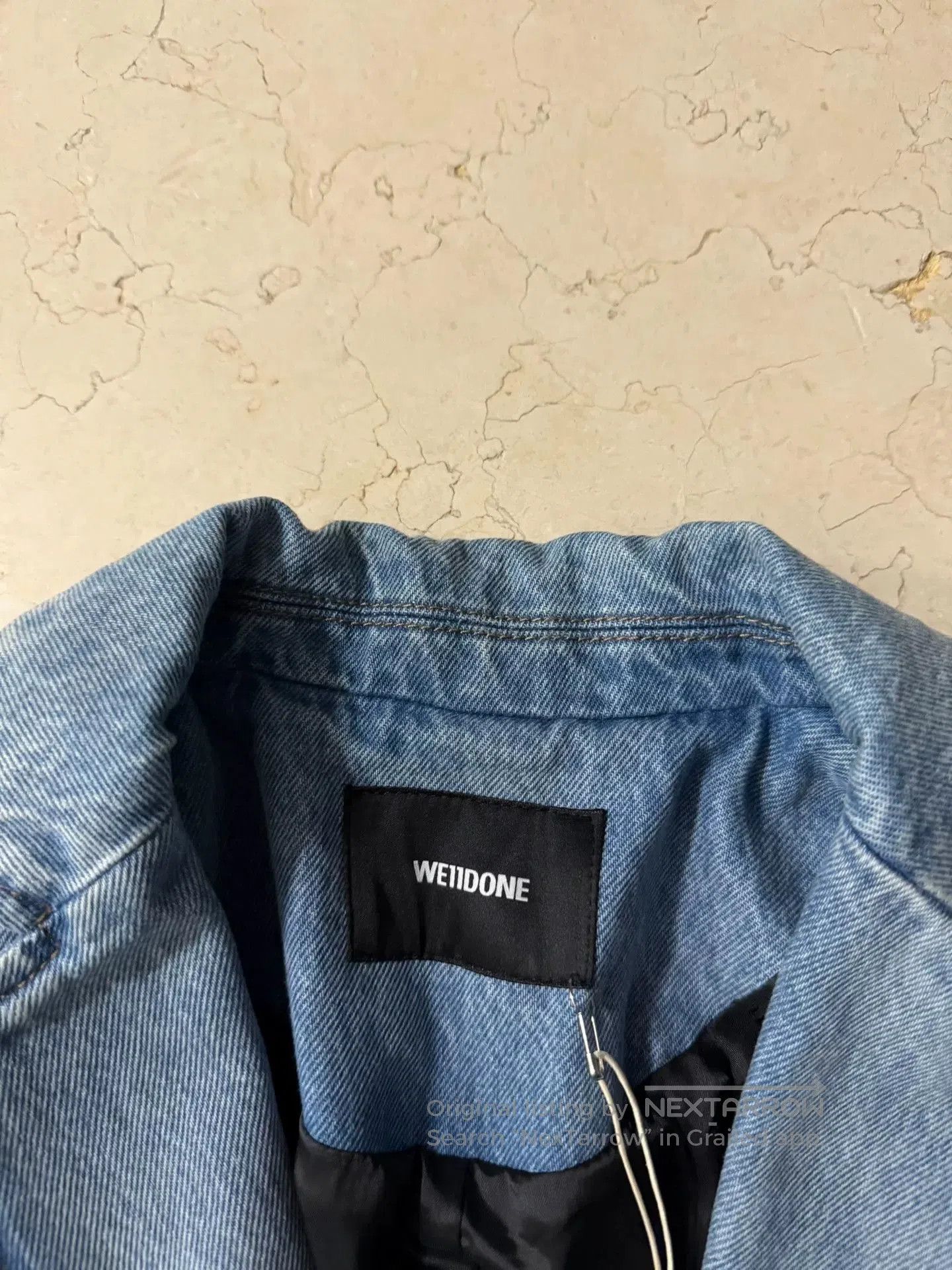 WE11DONE We11done Denim Blazer Jacket. Size US S / EU 44-46 / 1 - 4 Thumbnail