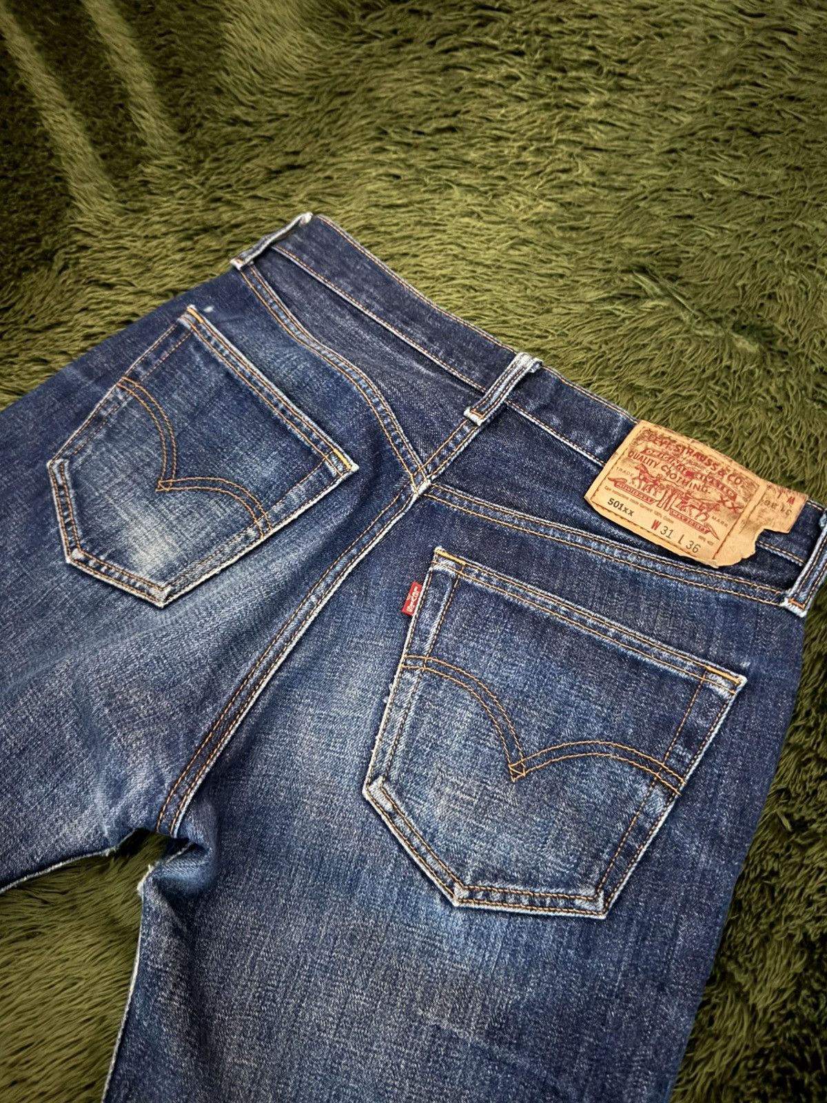 Levi's [W31] Levi’s 501XX Japan Release Cutoff Wash Denim Shorts Size US 31 - 7 Thumbnail