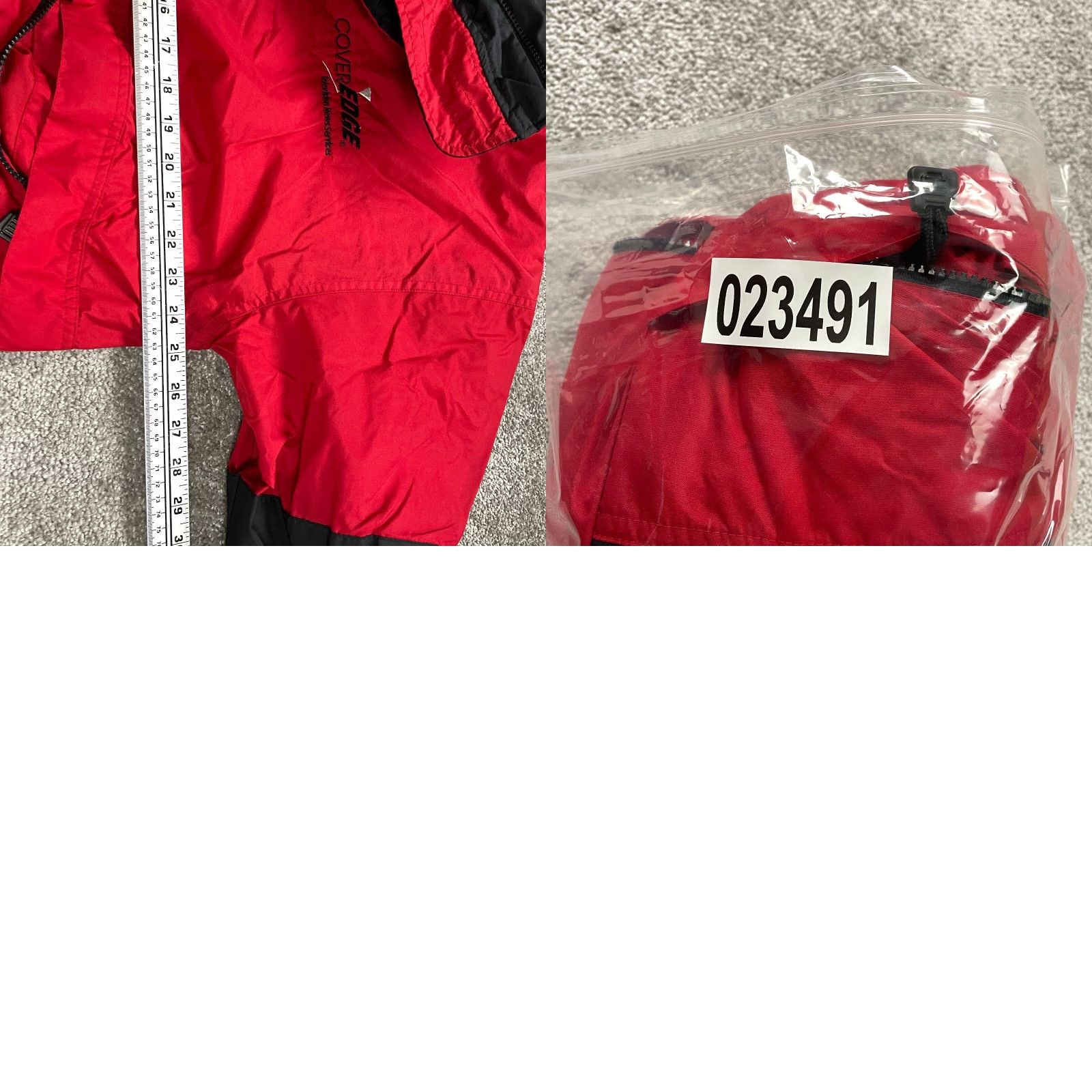 Vintage Hartwell ViaSport Windbreaker Jacket Men L Red Black Full Zip Pocket Outdoor Size US L / EU 52-54 / 3 - 9 Thumbnail