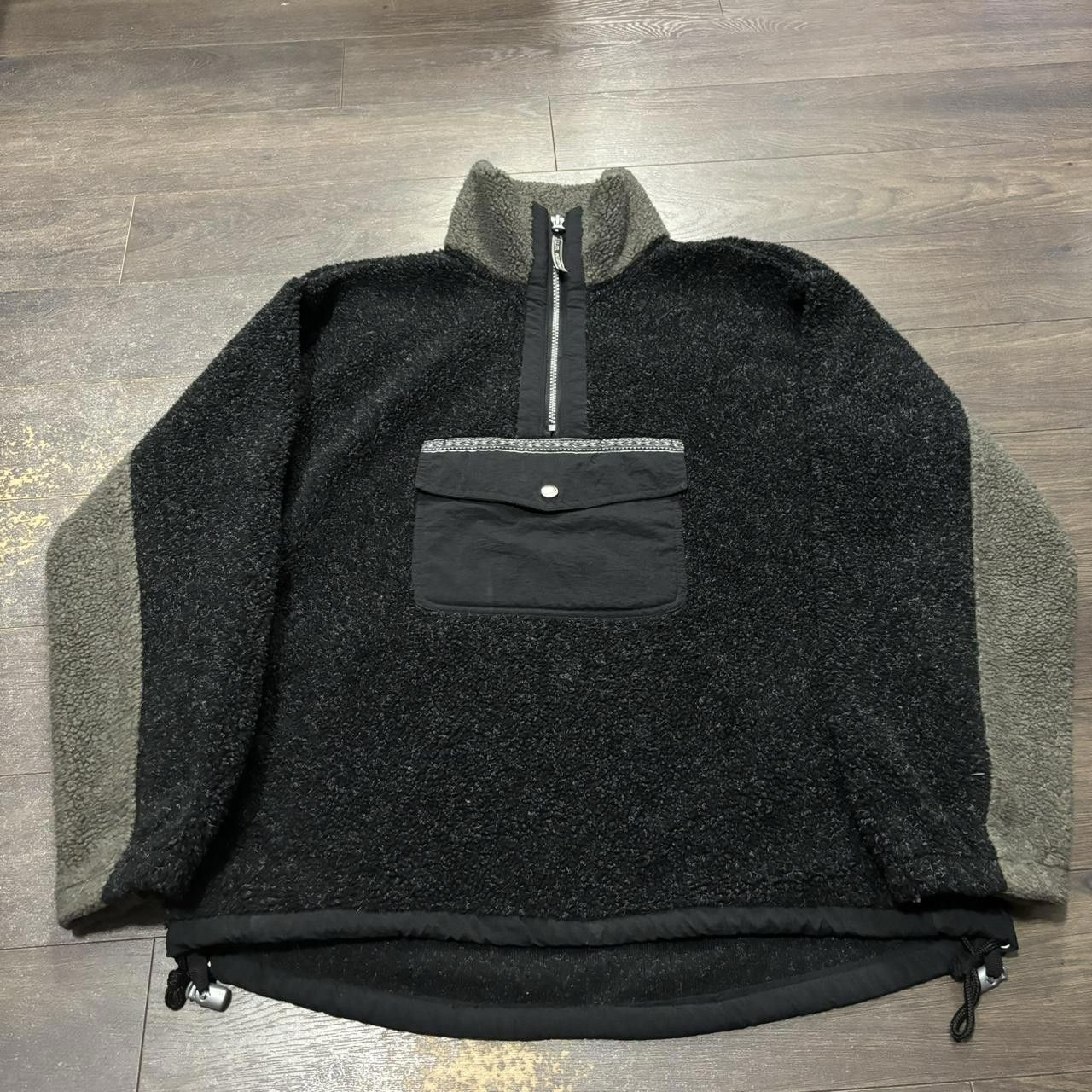 Designer Vintage Bum Equipment Pull Over Fleece Anorack Sweatshirt S Size US S / EU 44-46 / 1 - 3 Thumbnail