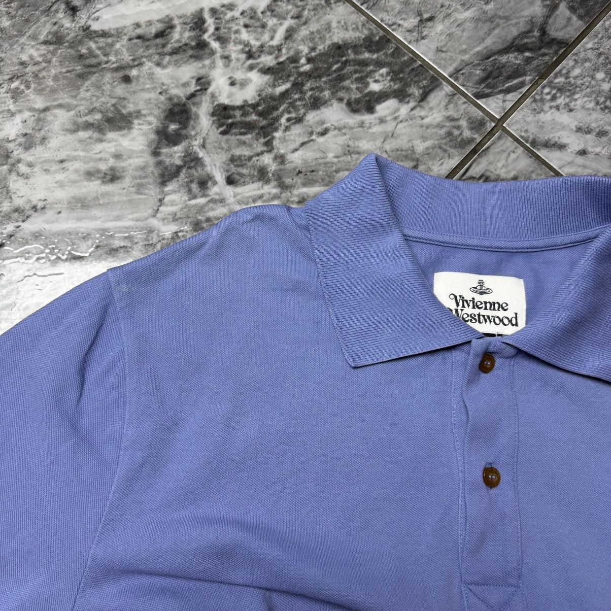 Vivienne Westwood Vivienne Westwood Polo shirt blue Size US XXL / EU 58 / 5 - 4 Thumbnail