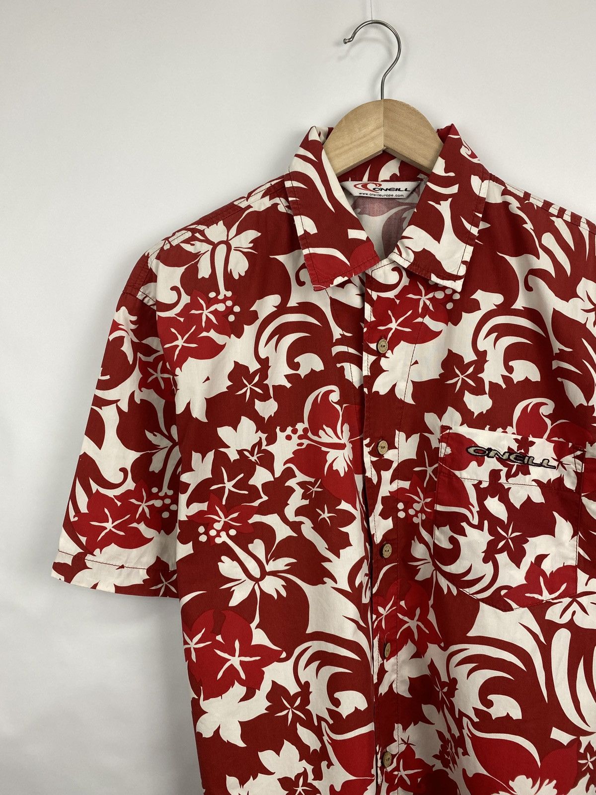 O'Neill 🇺🇸 Vintage 90s O’Neill Hawaiian shirt rare surf style Y2K Size US M / EU 48-50 / 2 - 2 Thumbnail