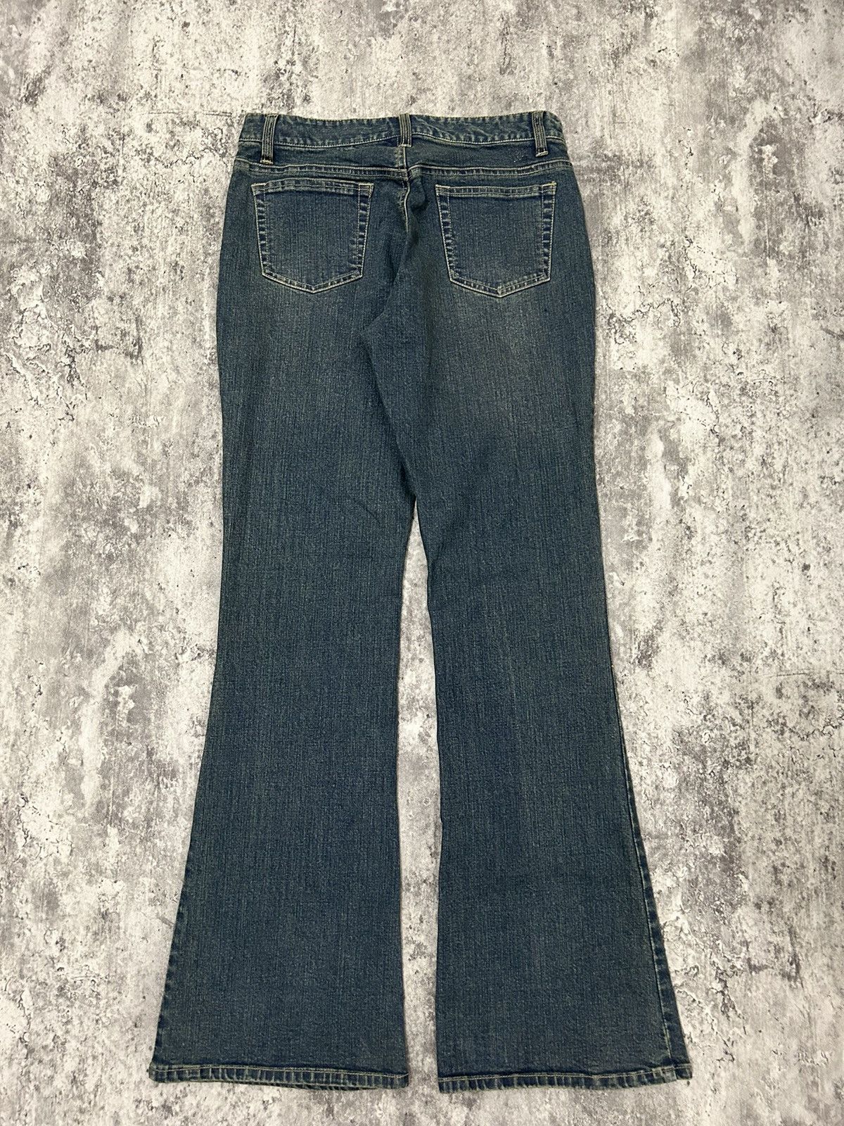 If Six Was Nine Vintage Oririn Gliter Flare Jeans Size US 28 / EU 44 - 4 Thumbnail