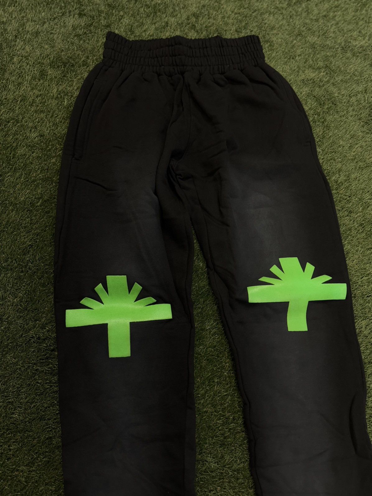Vertabrae Vertabrae Sweatpants Black Green Size XXL (NEW) Size US 36 / EU 52 - 4 Thumbnail