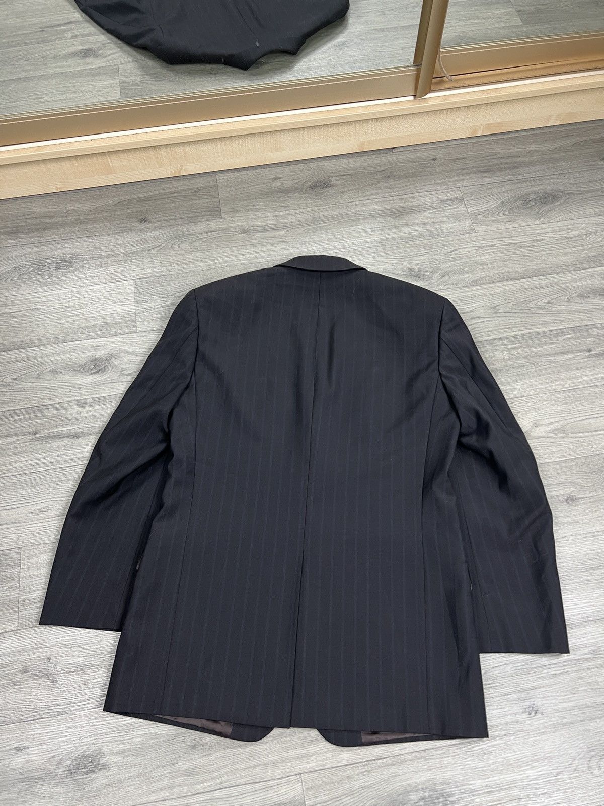 Balmain Vintage Balmain Paris Striped Men suit, Blazer and Pants szM Size 42R - 6 Thumbnail