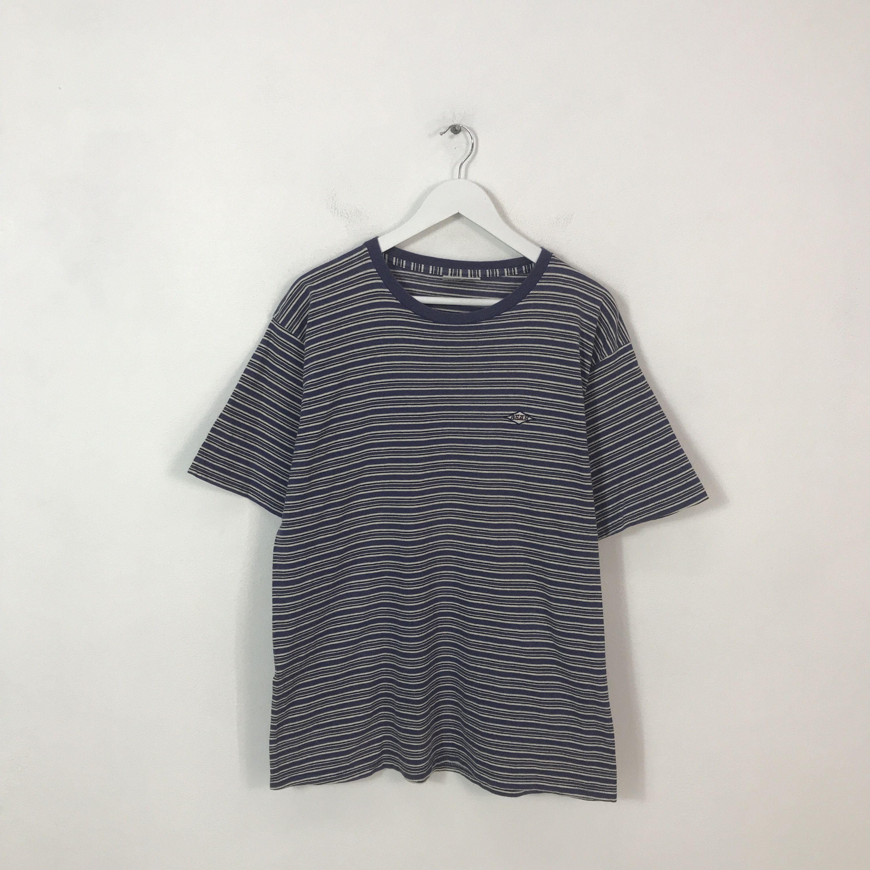 Vintage vintage bear striped t-shirt Size US L / EU 52-54 / 3 - 1 Thumbnail