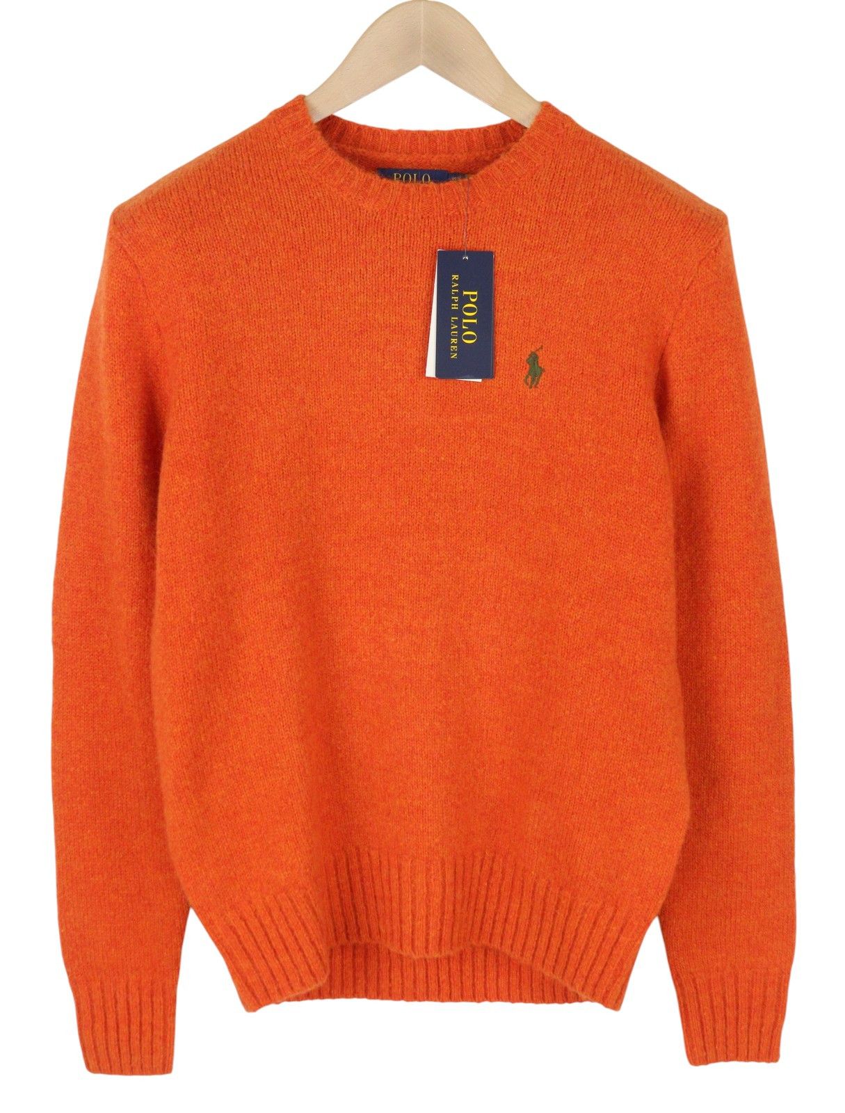 Ralph Lauren ORANGE M Wool Alpaca Blend Knit Jumper 86914 Size US M / EU 48-50 / 2 - 2 Thumbnail
