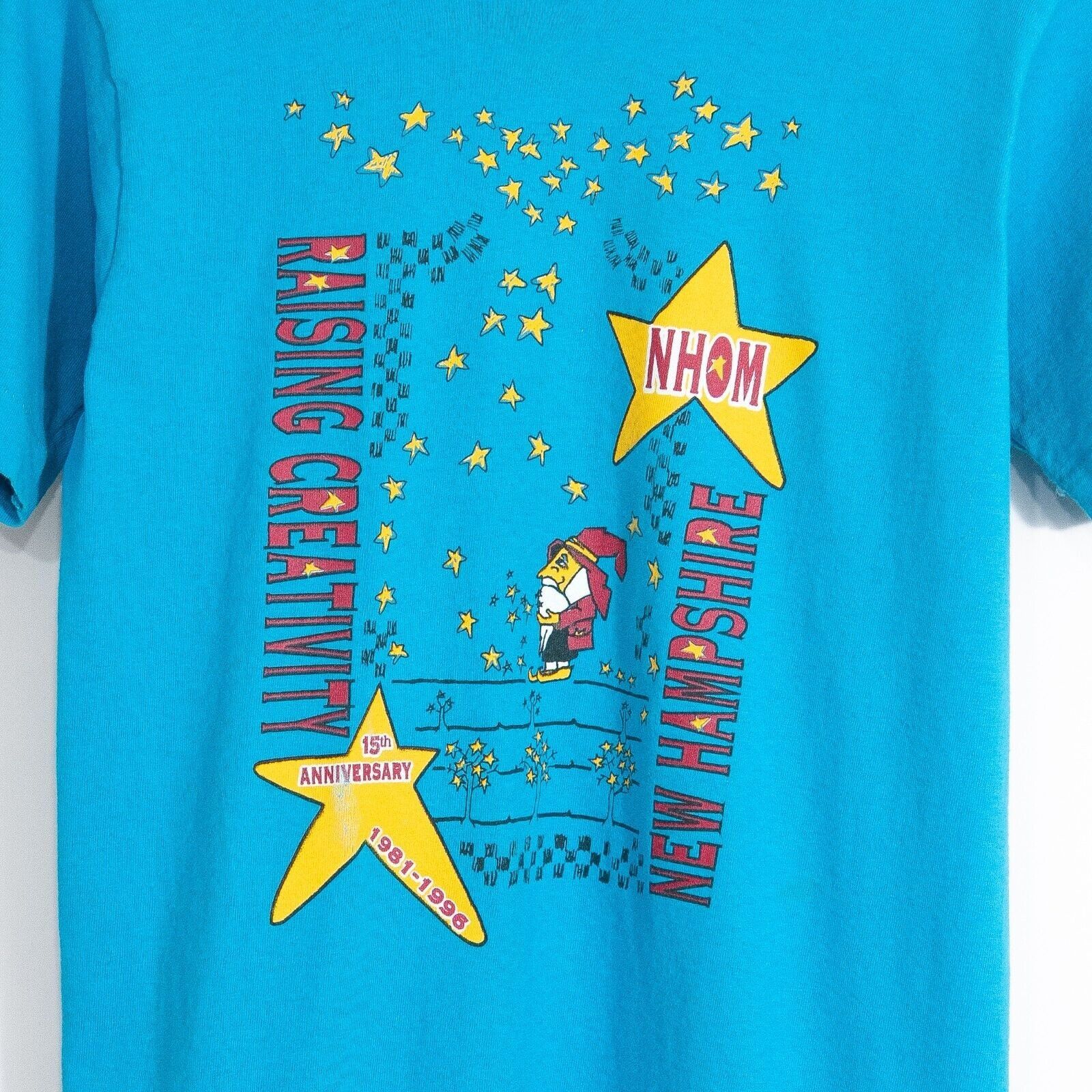 Vintage Vintage 90s New Hampshire Wizard T Shirt Small - Wizard Art Size US S / EU 44-46 / 1 - 3 Thumbnail