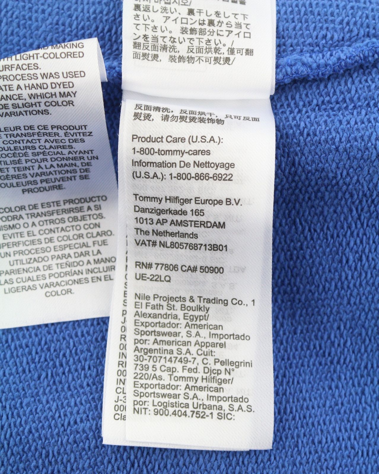 Tommy Hilfiger RLX VINTAGE VARS L Blue Logo Sweatshirt 87394 Size US L / EU 52-54 / 3 - 9 Thumbnail