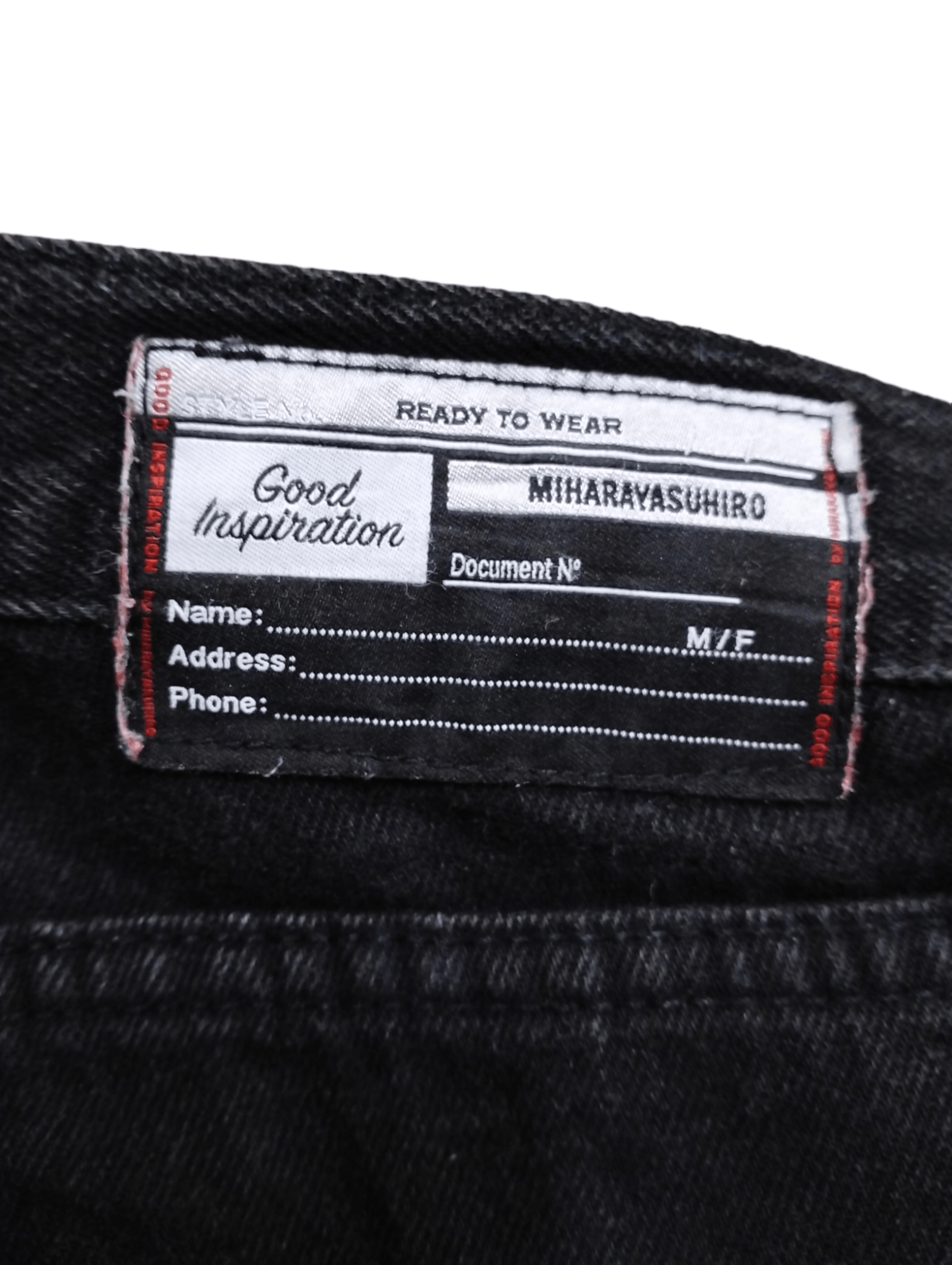 GU × Maison MIHARA YASUHIRO Archive💥 Miharayasuhiro x Gu Seditionaries Denim Pants Size US 34 / EU 50 - 11 Thumbnail