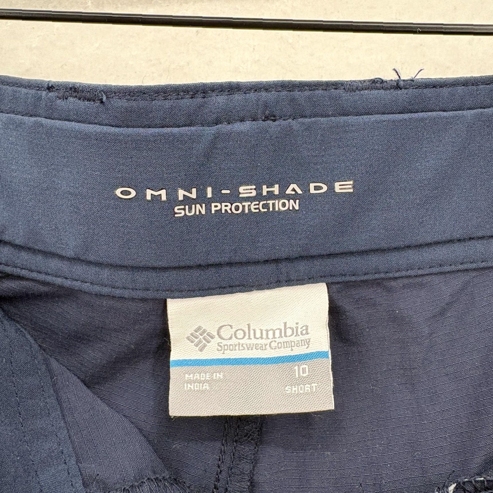 Vintage Columbia Palm Peak PFG Convertible Pants Womens 10 Short Blue Hiking Fishing Pants Mens Womens? Size 32" / US 10 / IT 46 - 4 Thumbnail