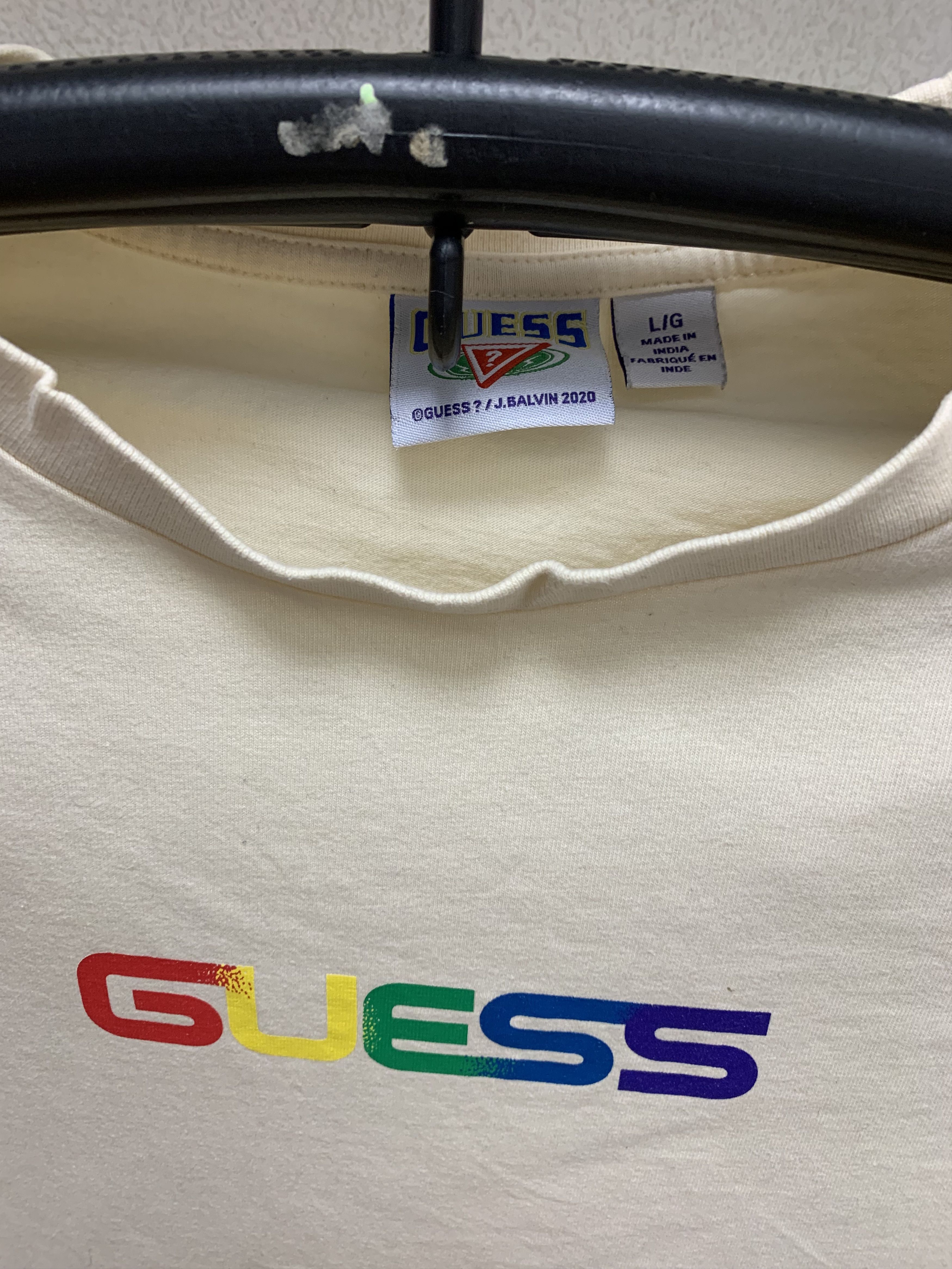 Guess × J Balvin Guess J.Balvin 2020 big logo t-shirt L-Xl sz Size US L / EU 52-54 / 3 - 4 Thumbnail