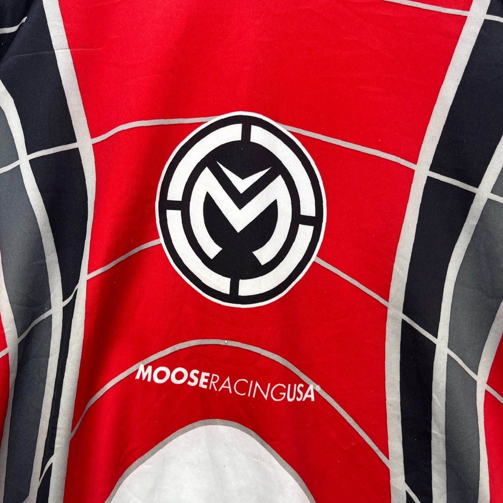 Vintage VINTAGE Moose Racing Shirt Long Sleeve Adult M Red 90s 1990s Racing Jersey Mens Size US M / EU 48-50 / 2 - 3 Thumbnail