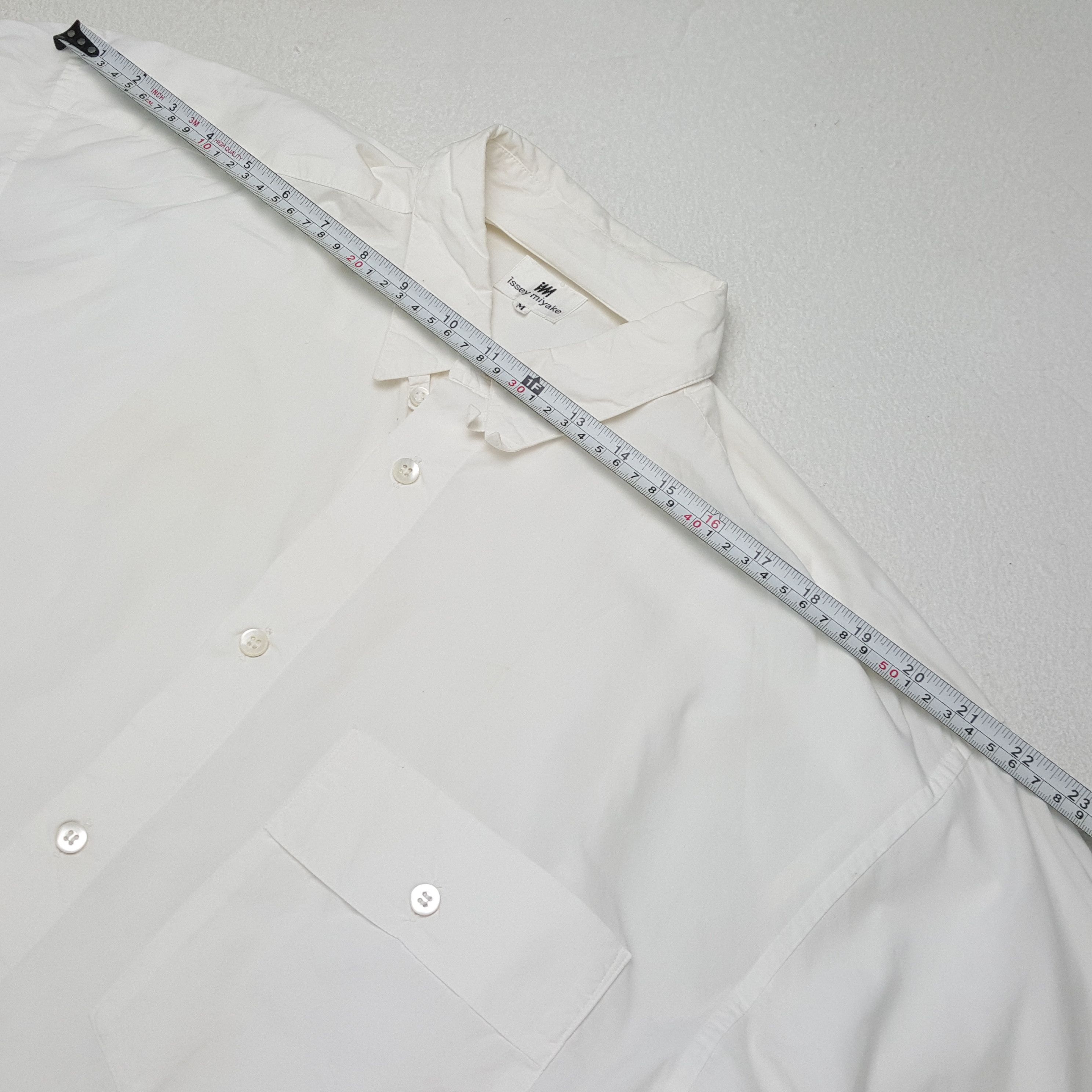 Issey Miyake × Japanese Brand × Vintage ISSEY MIYAKE Japanese Designer Formal Casual Shirt Size US L / EU 52-54 / 3 - 5 Thumbnail