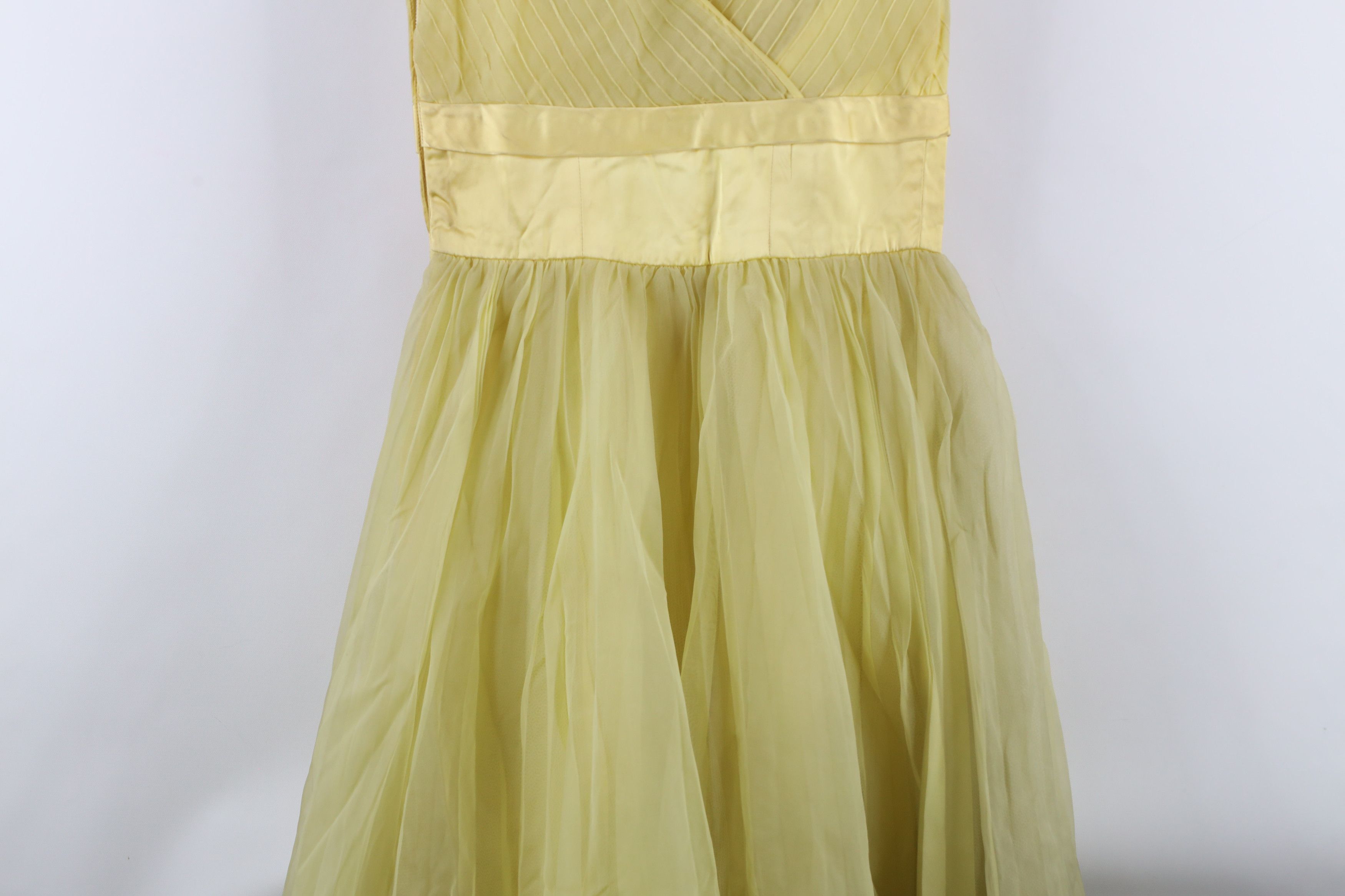 Vintage Vintage 50s Chiffon Cupcake Party Prom Dress Rockabilly Size S / US 4 / IT 40 - 13 Thumbnail