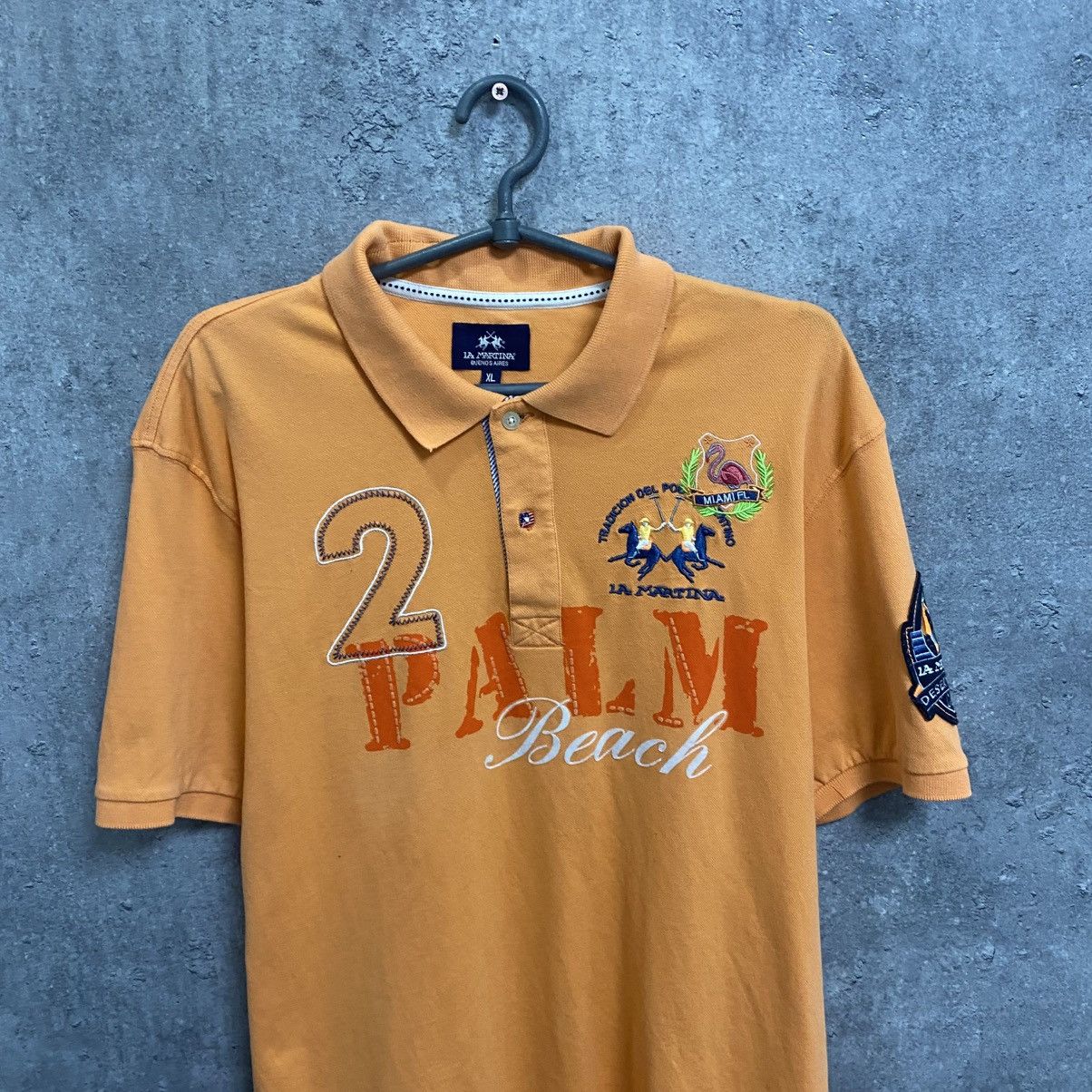 La Martina Crazy Vintage La Martina Polo T-Shirt Size US XL / EU 56 / 4 - 4 Thumbnail
